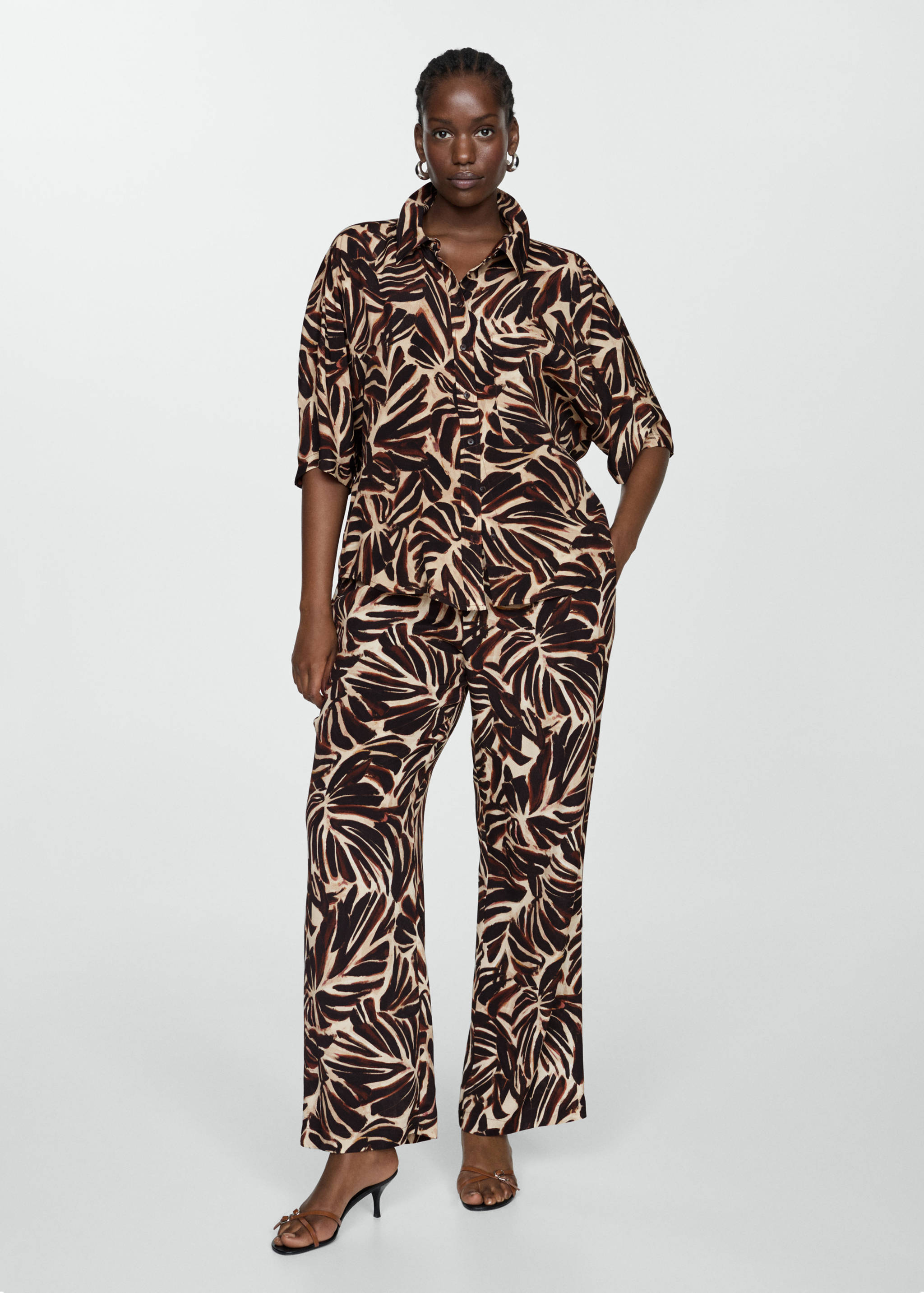 Pantalón fluido estampado - Detalle del artículo 3