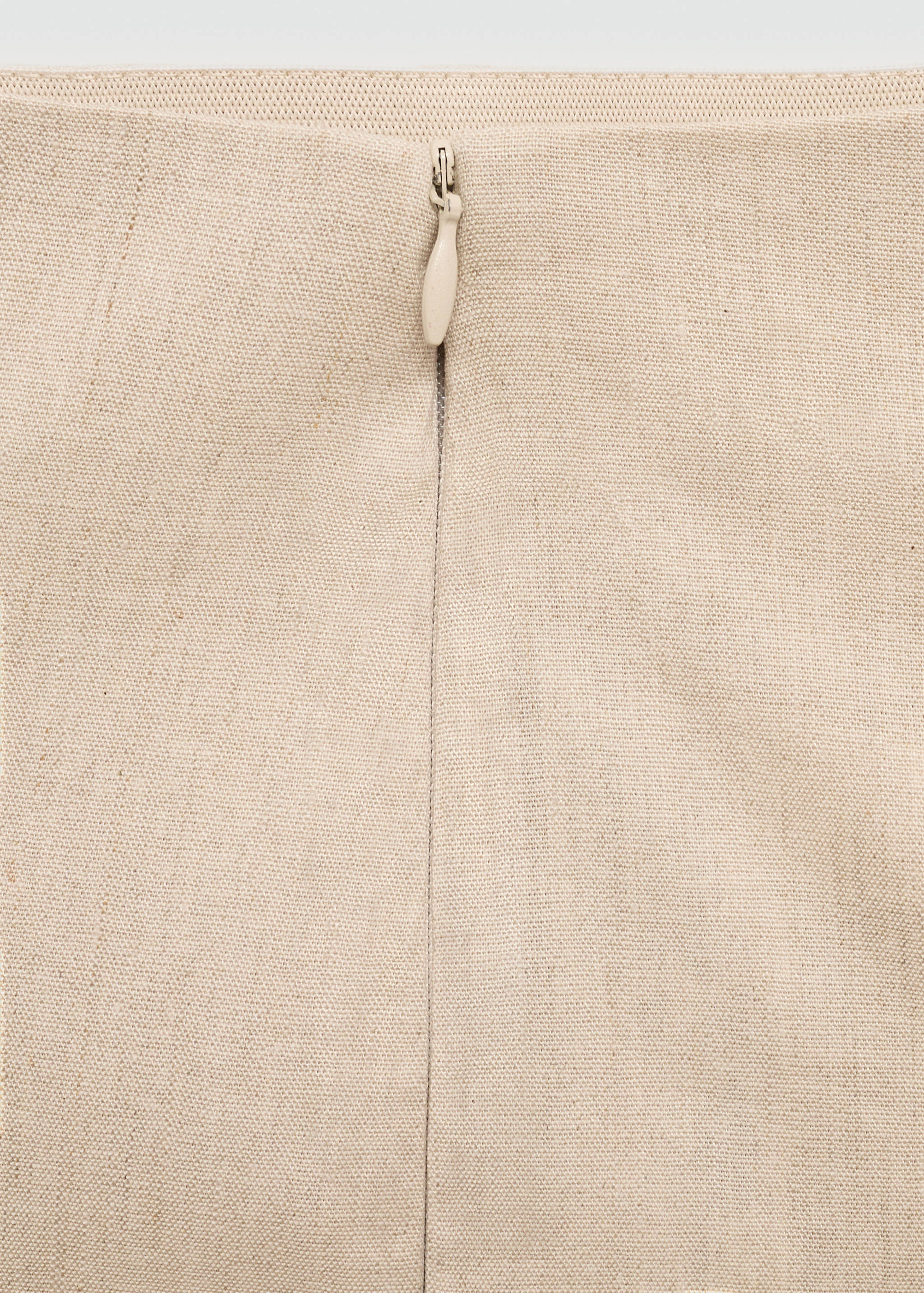 Linen flared pants - Details of the article 0