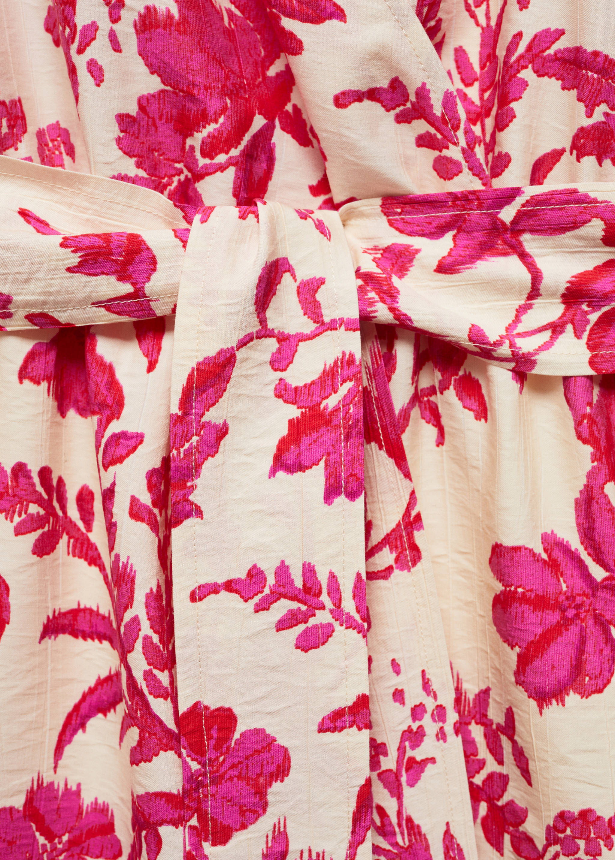Vestido cruzado estampado floral - Detalle del artículo 8