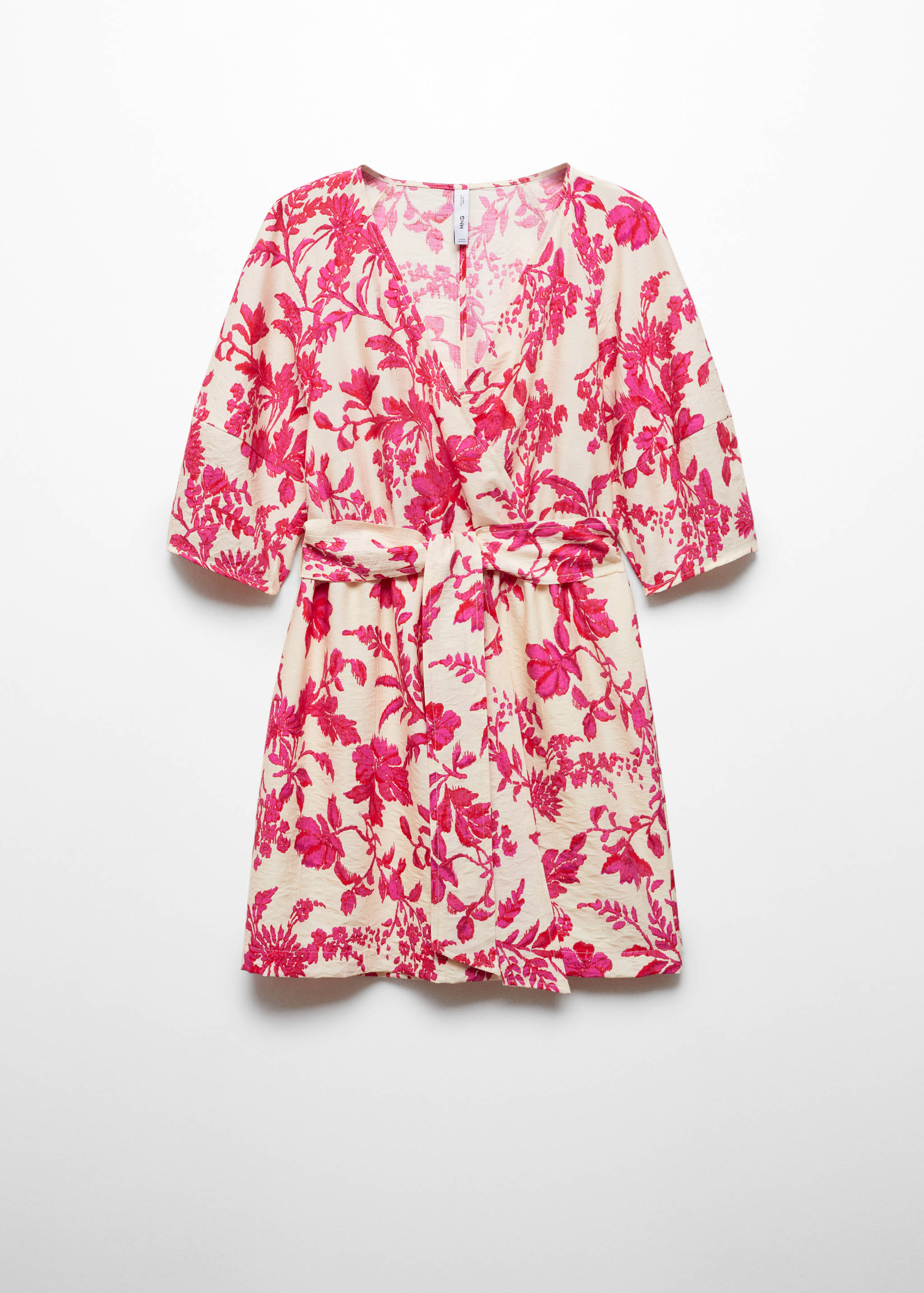 Vestido cruzado estampado floral - Artículo sin modelo