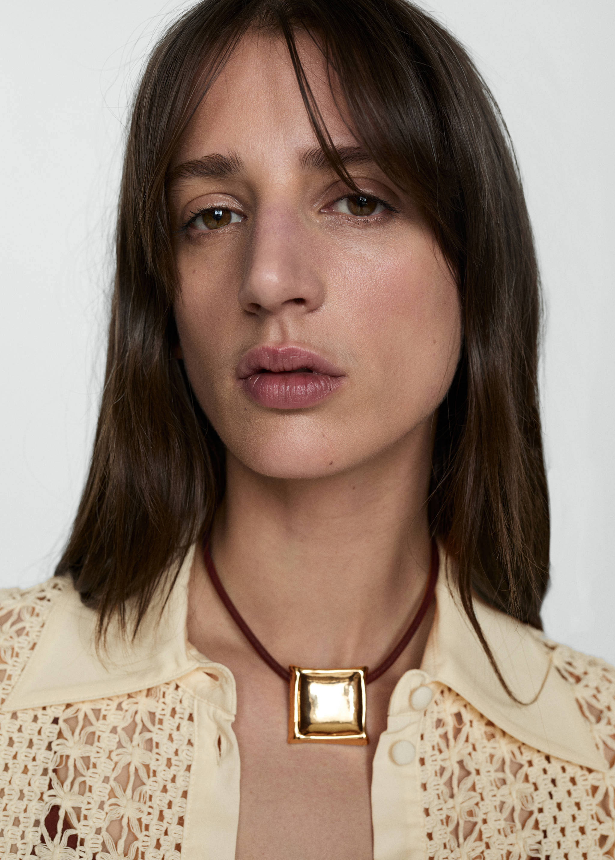 Camisa de croché - Pormenor do artigo 1