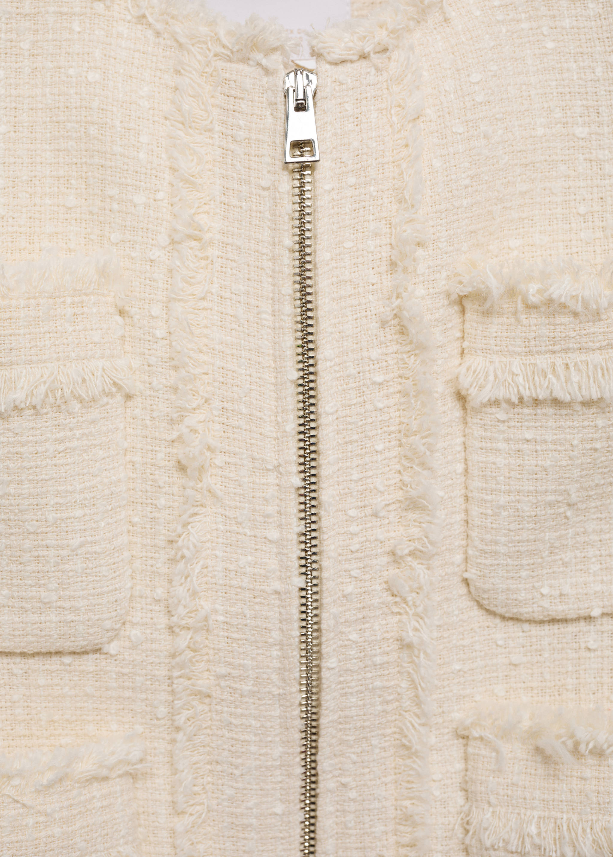 Casaco de tweed com fecho de correr - Pormenor do artigo 8