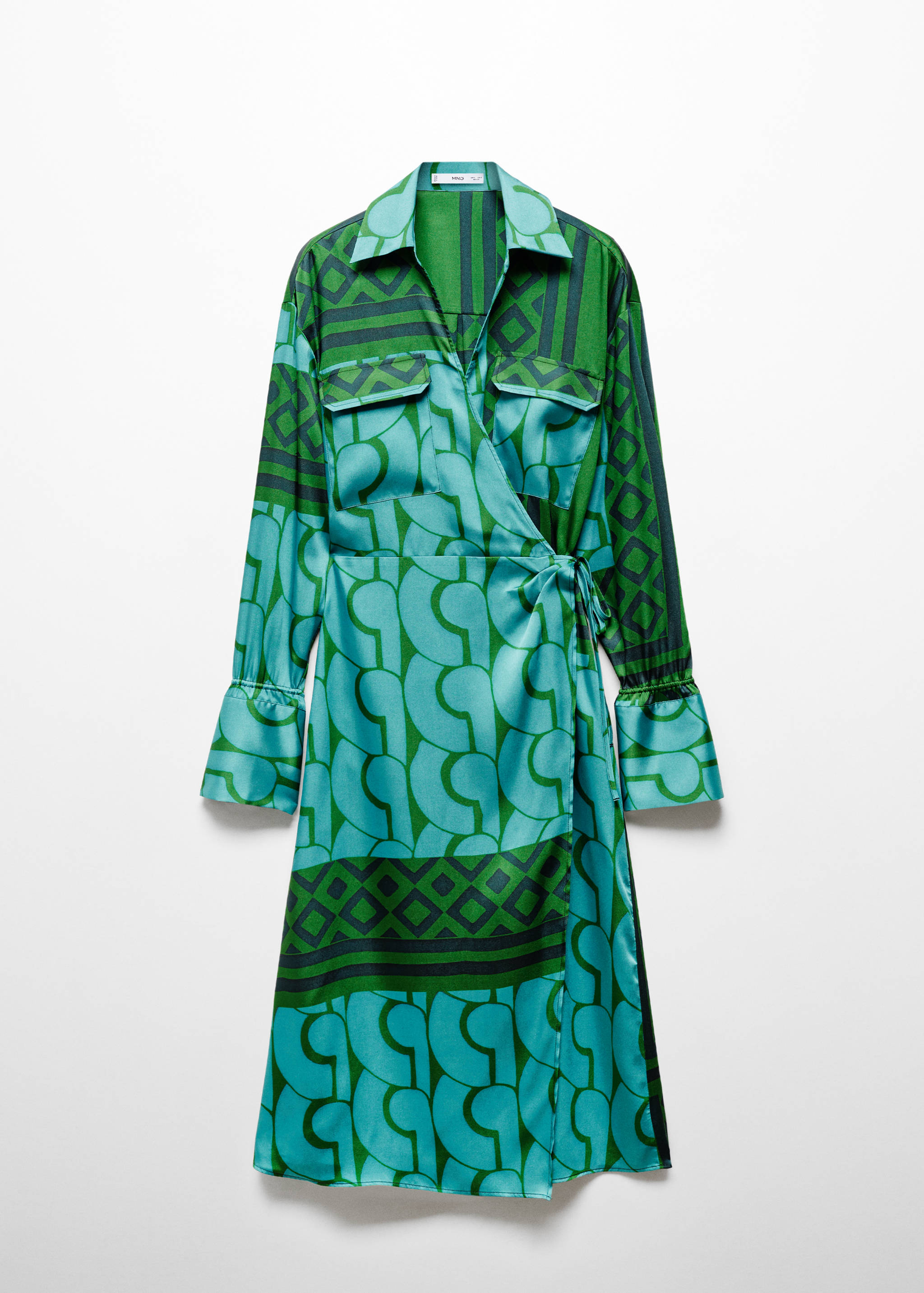 Printed bow dress - Article without model