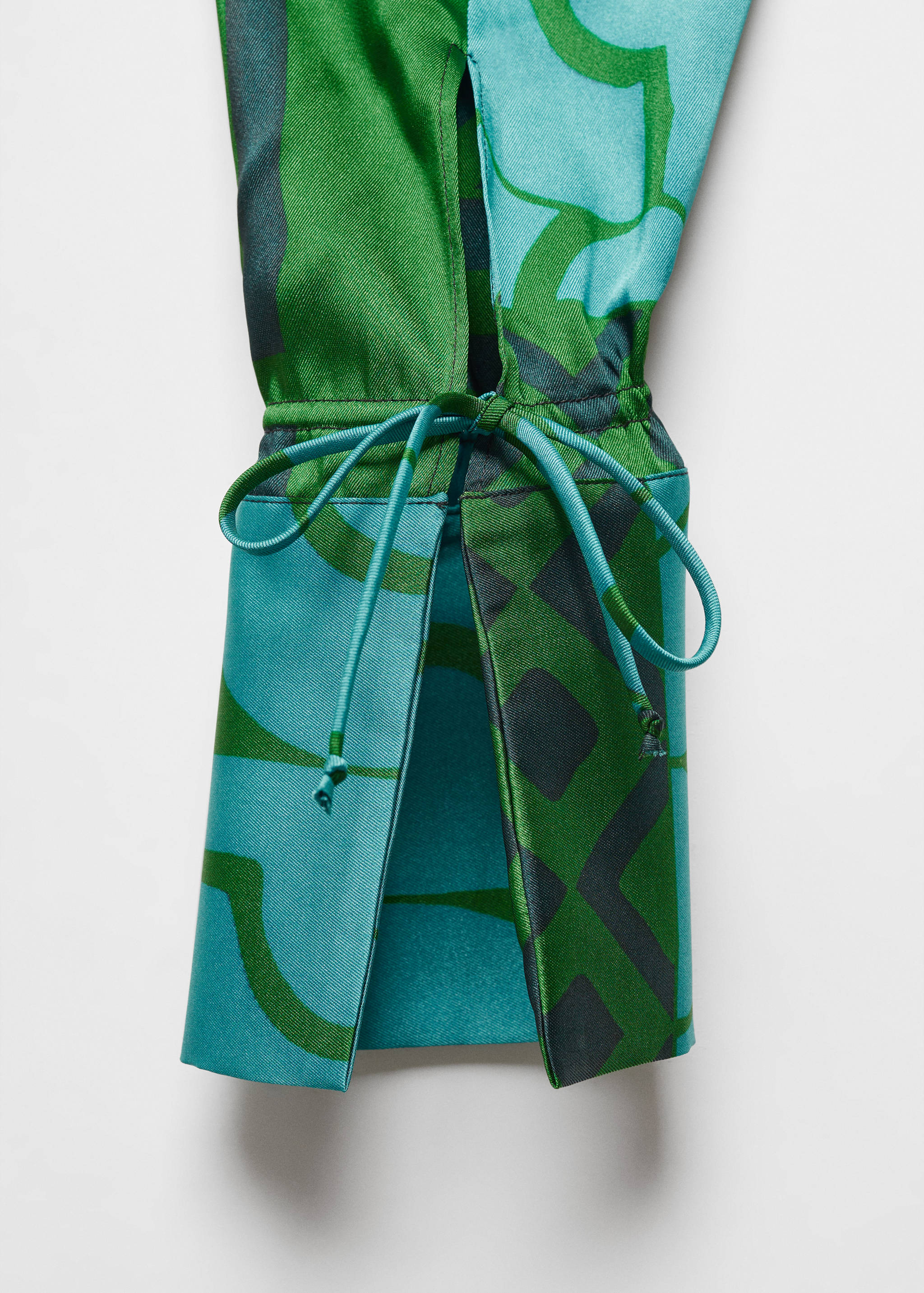Printed bow dress - Details of the article 8