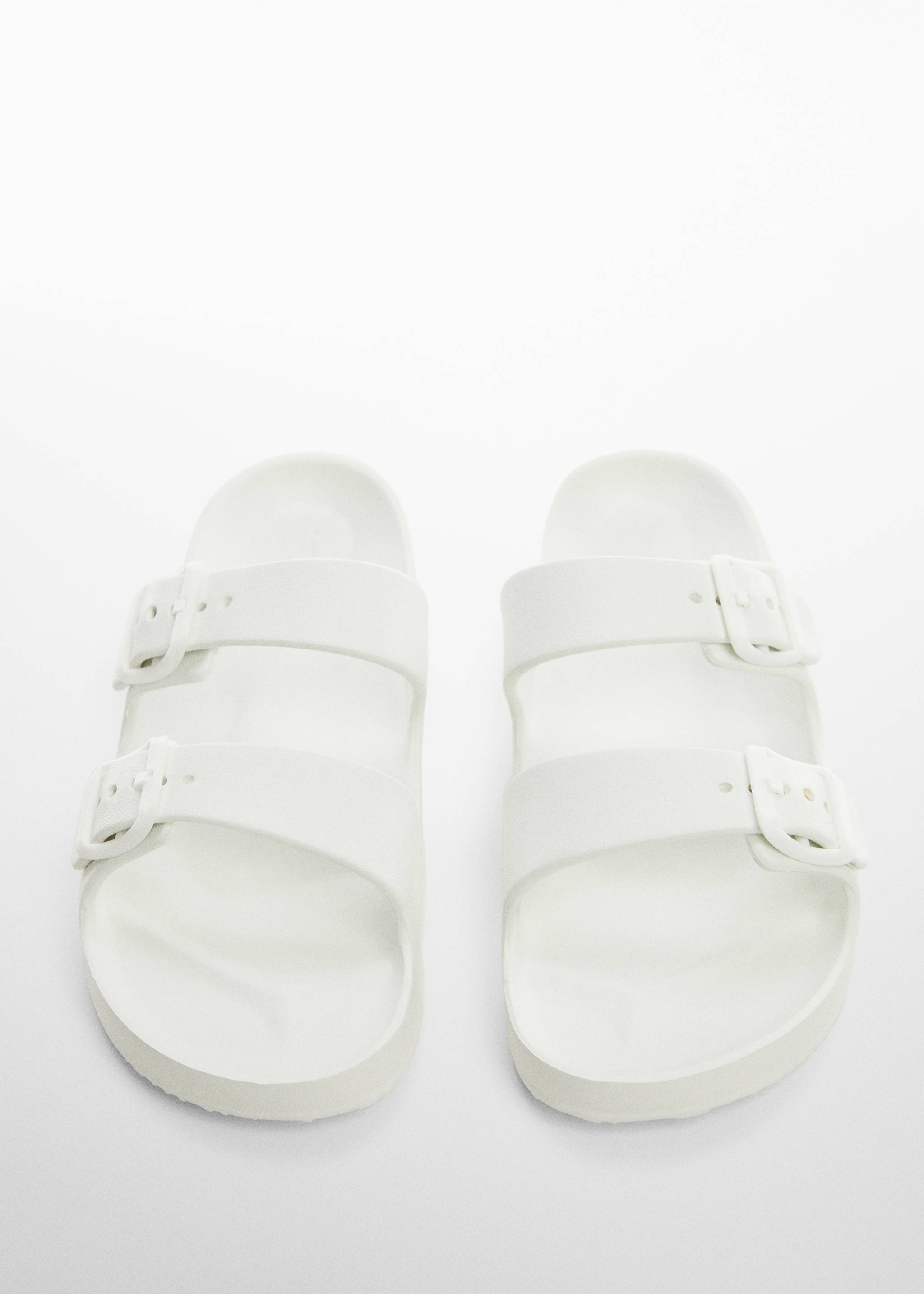 Flip flops buckles - Details of the article 2, White. Ref: 67037698-00.