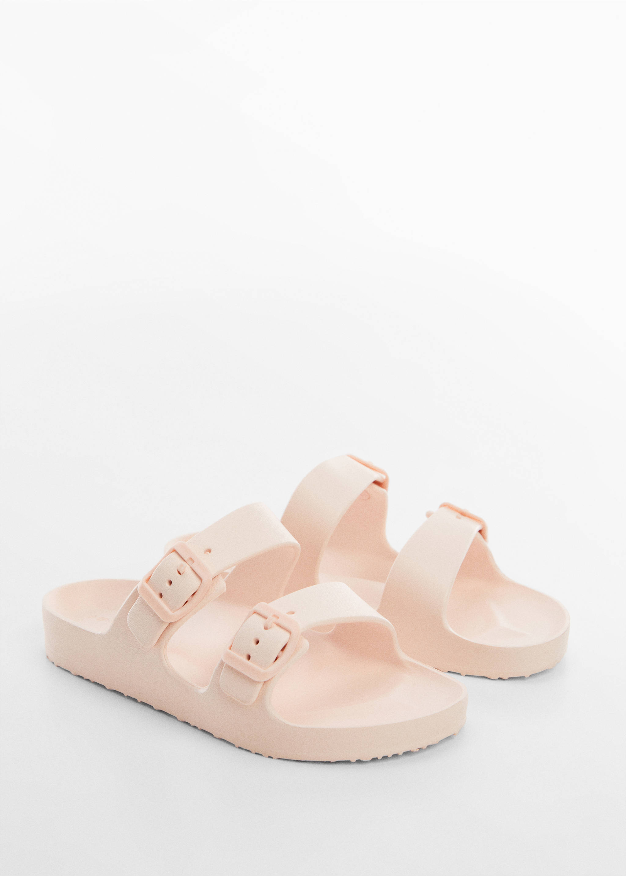 Sandal spännen - Bild av mittparti, Pastellrosa. Ref: 67037699-00.