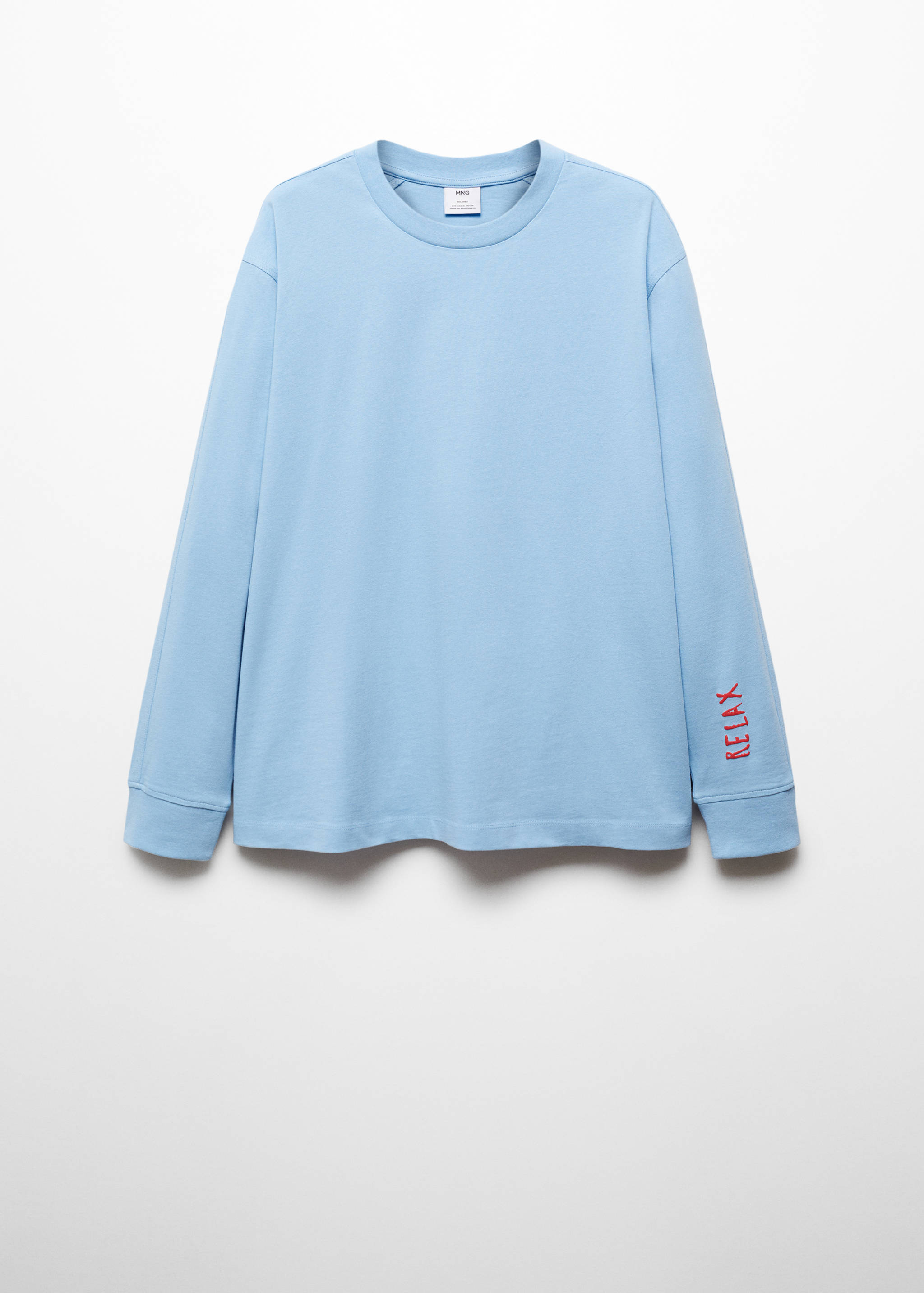 Sweatshirt aus 100 % Baumwolle mit aufgedruckter Zeichnung - Artikel ohne Model