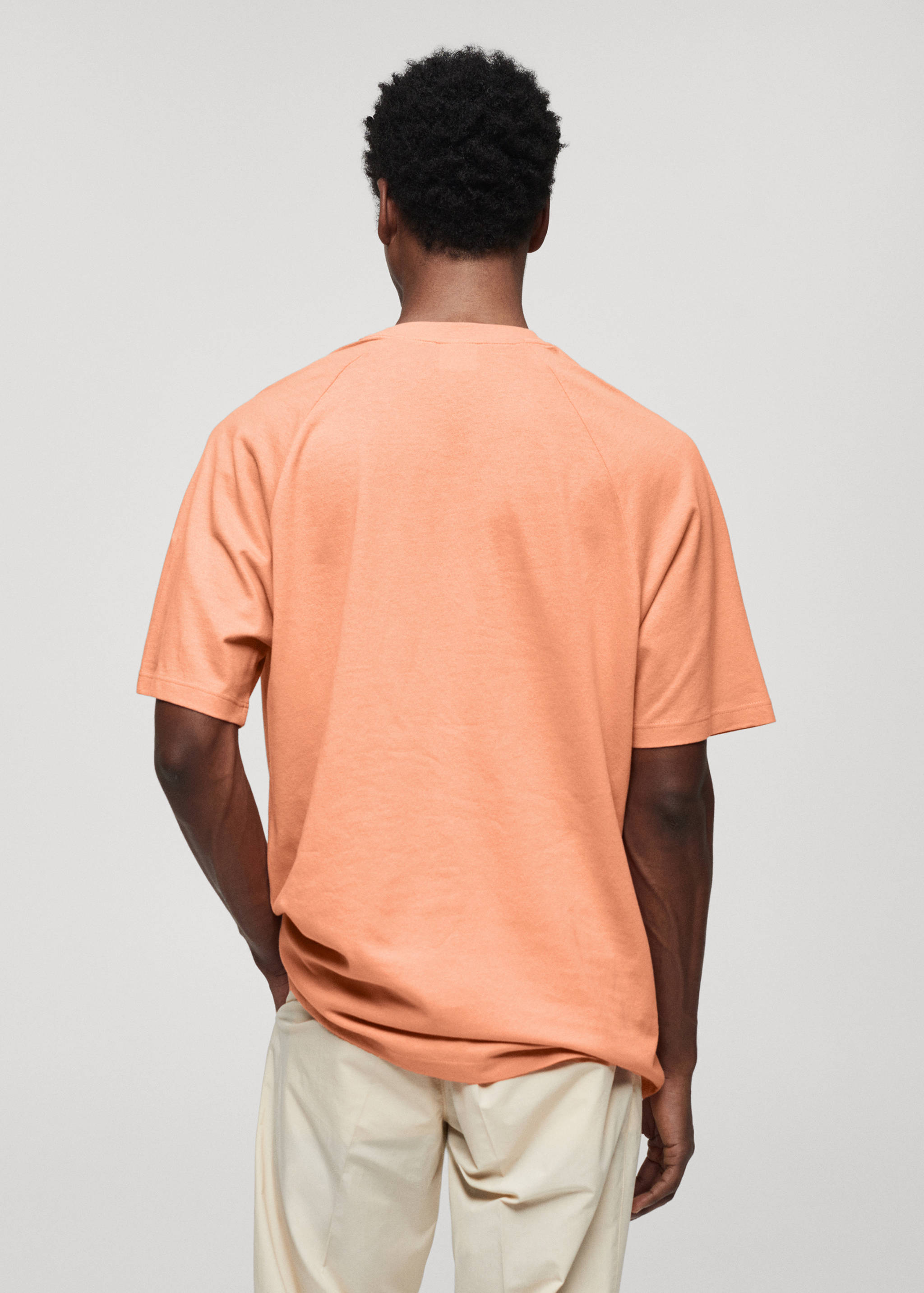 Relaxed fit cotton t-shirt - Reverse of the article