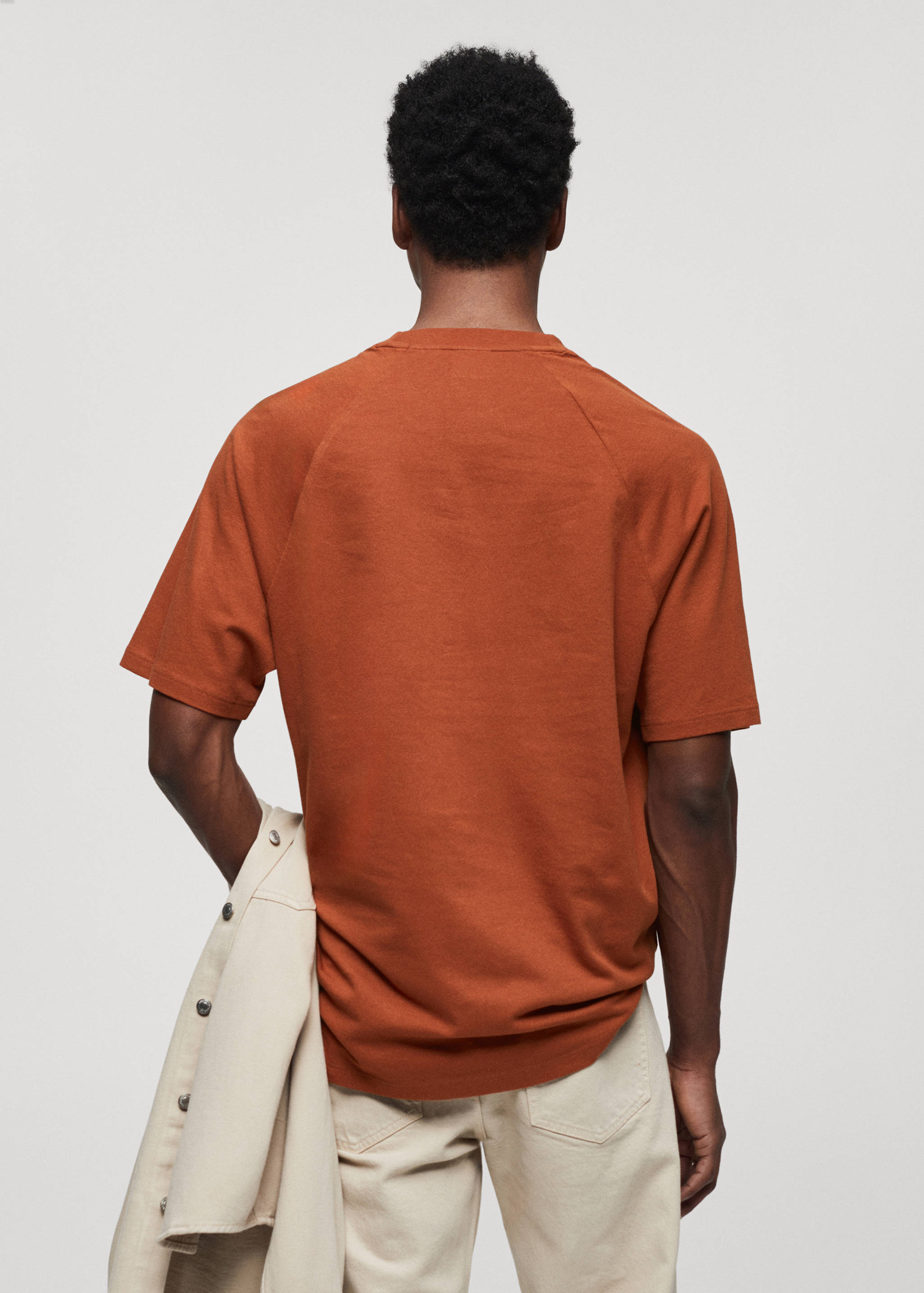 Relaxed fit cotton t-shirt - Reverse of the article