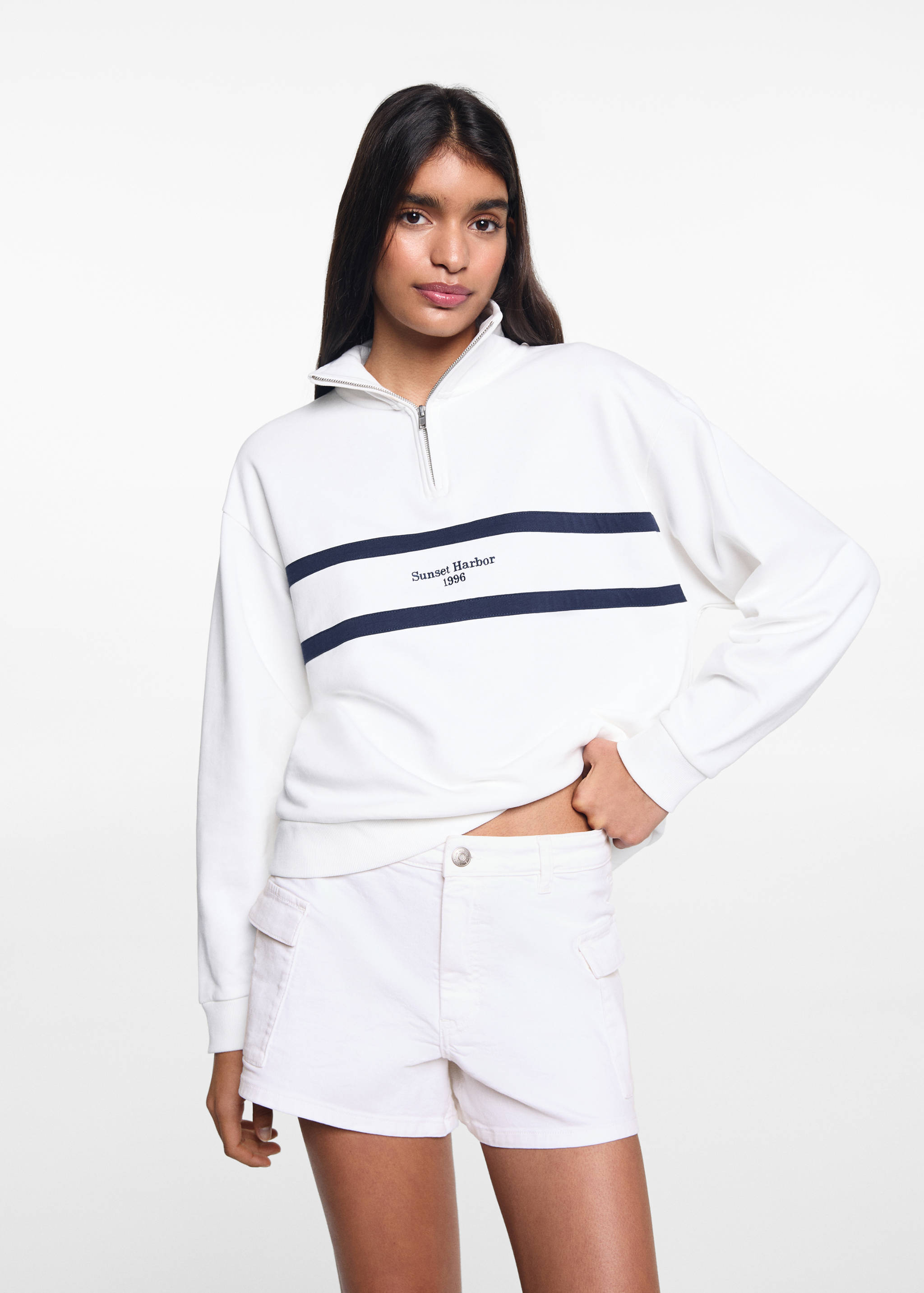 Short cargo algodón - Plano medio