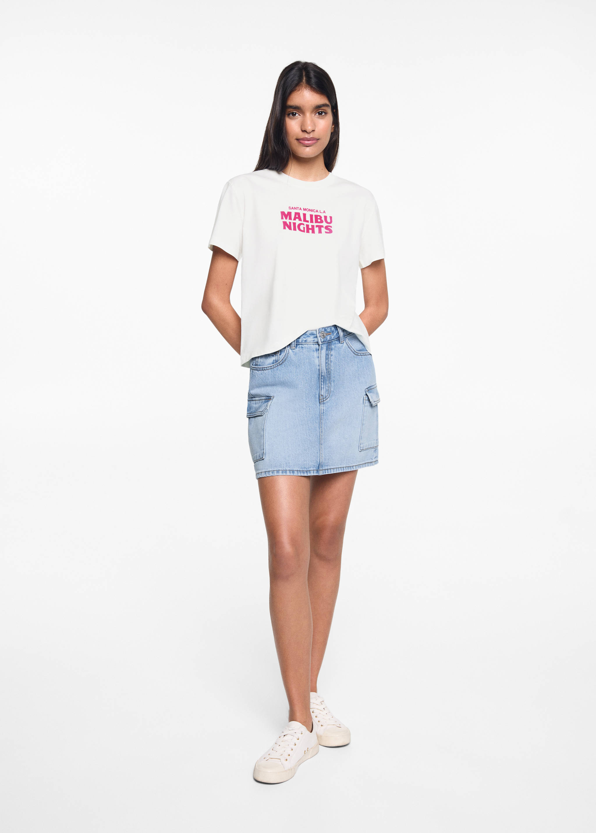 Printed message T-shirt - General plane