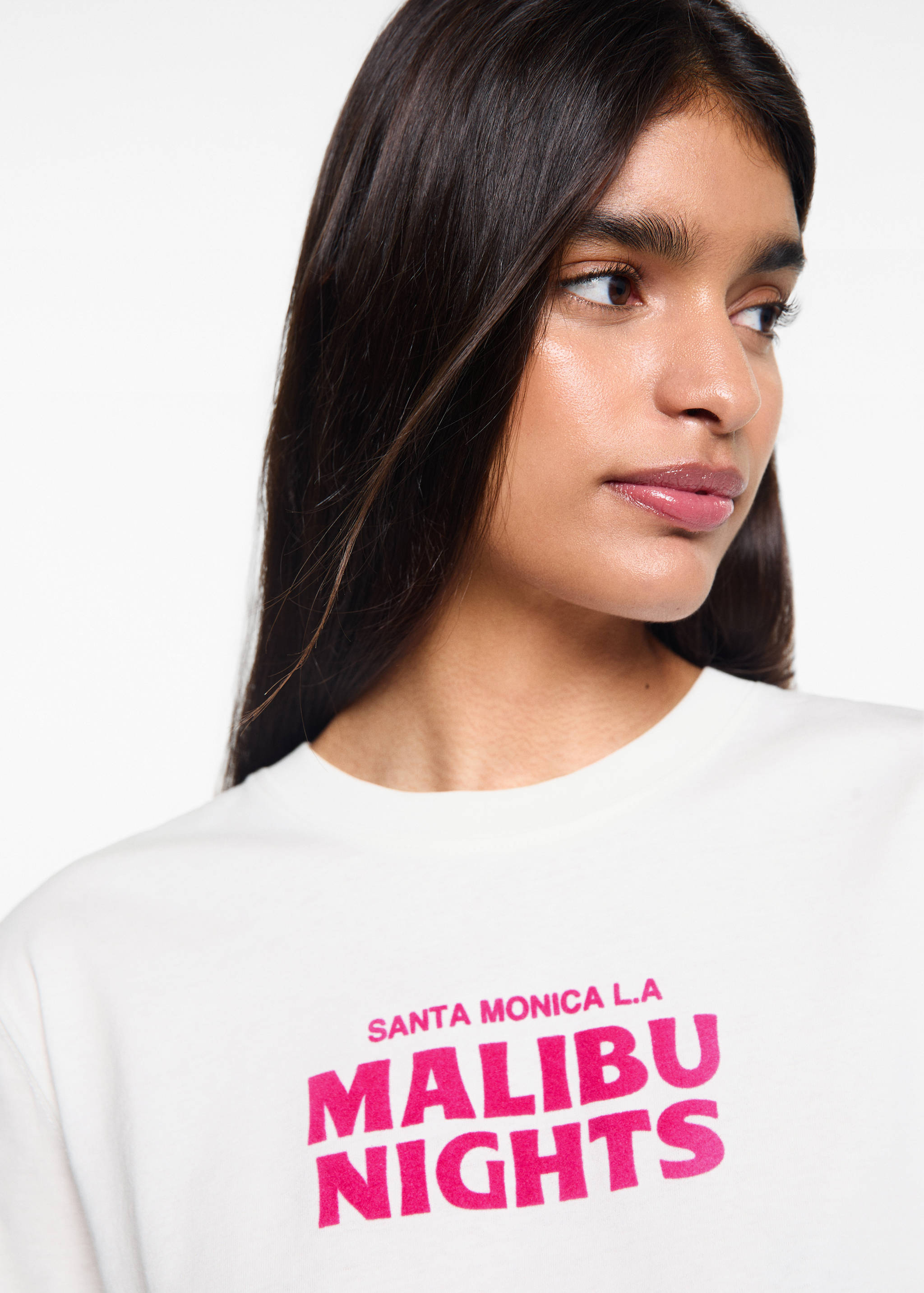 Printed message T-shirt - Details of the article 1