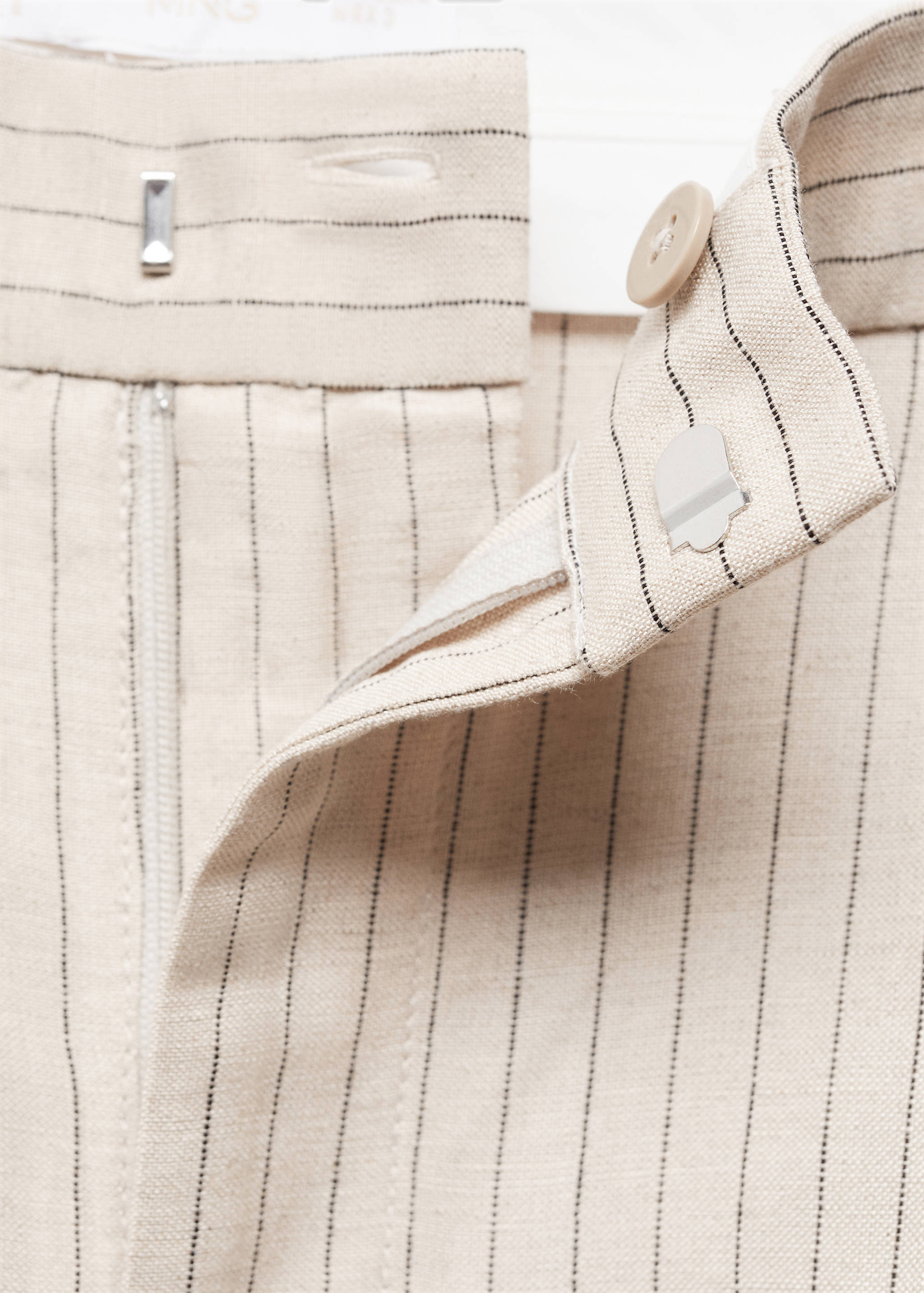 Striped suit trousers - Details of the article 8