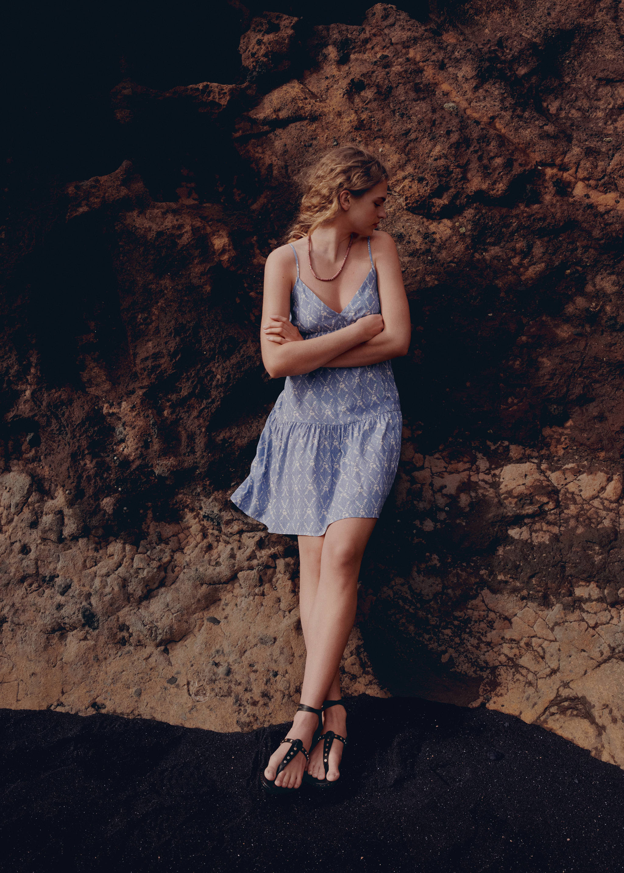 Jurk met print en ruches - Detail van het artikel 5