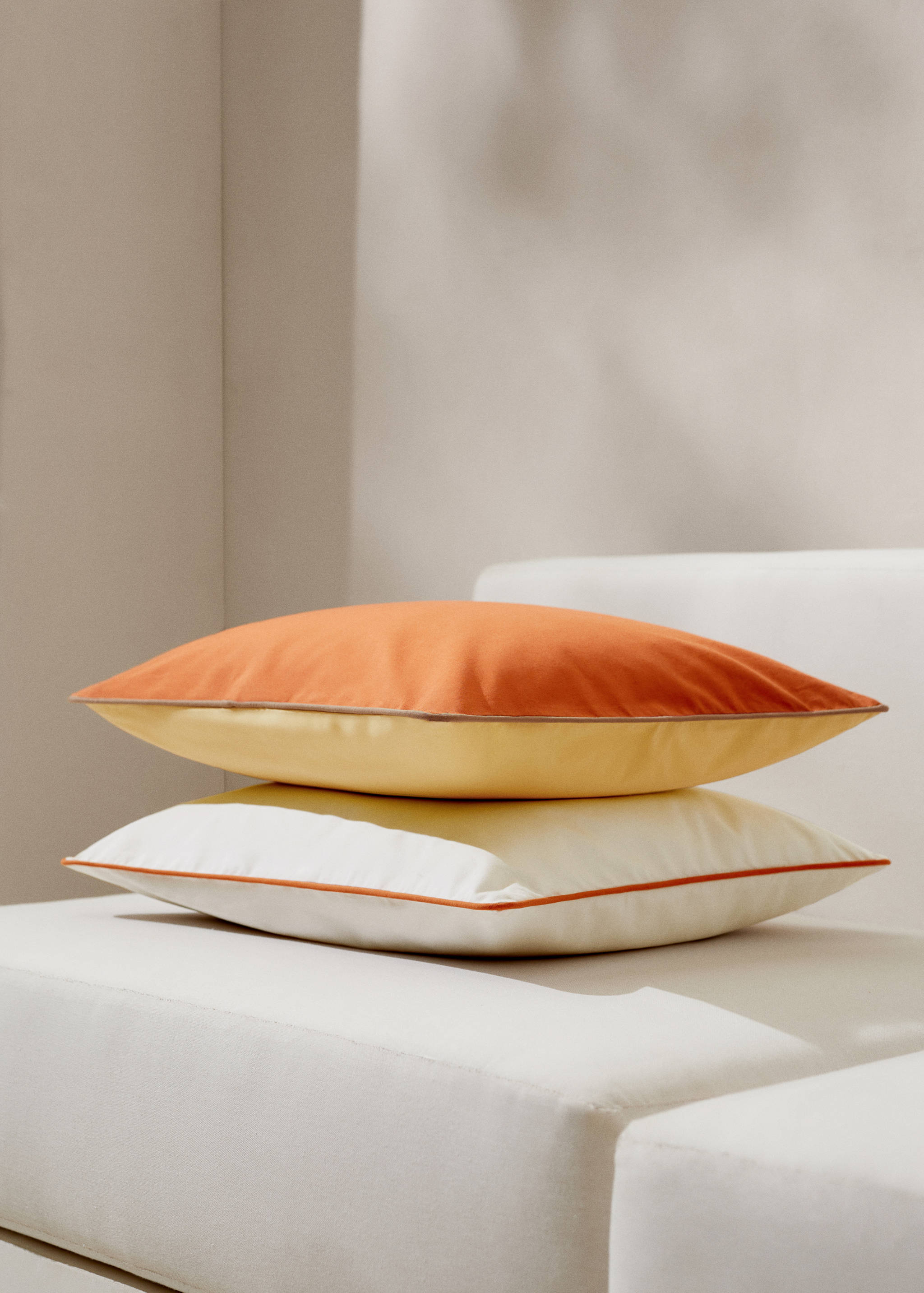 Housse de coussin liseré résistante à l’eau 50x50 cm - Plan général