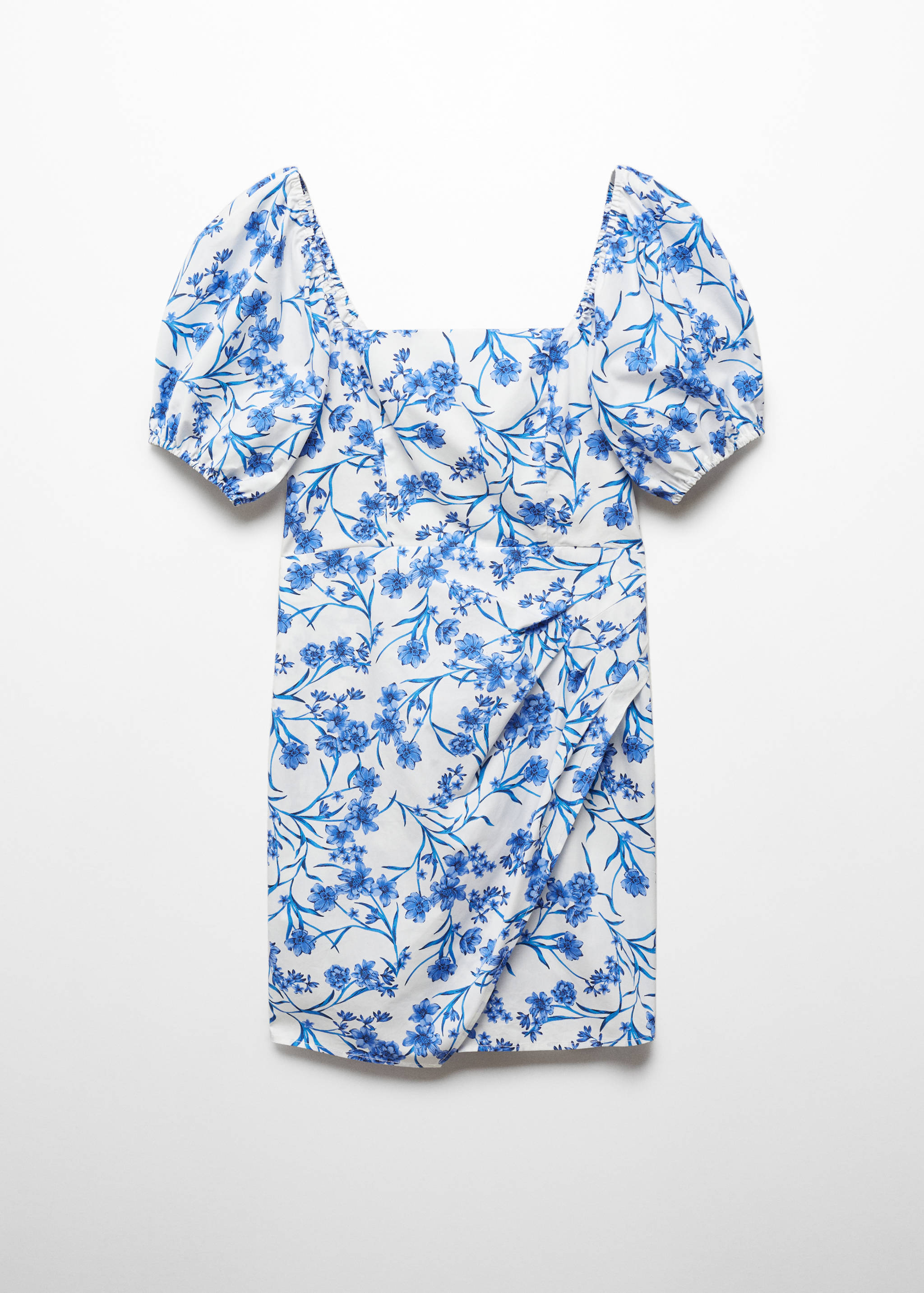 Vestido estampado manga abullonada - Artículo sin modelo