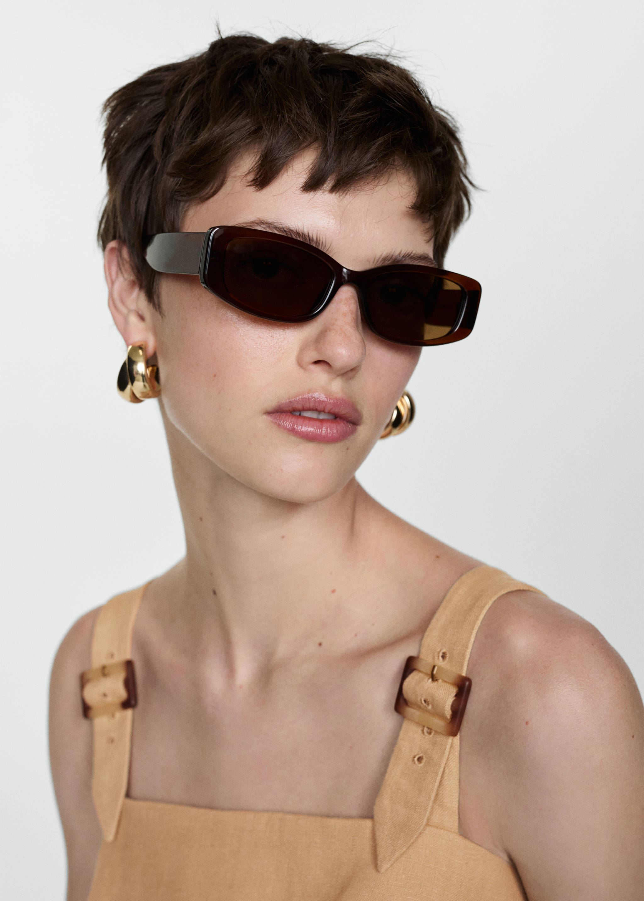 Robe lin bretelles boucle - Détail de l'article 1