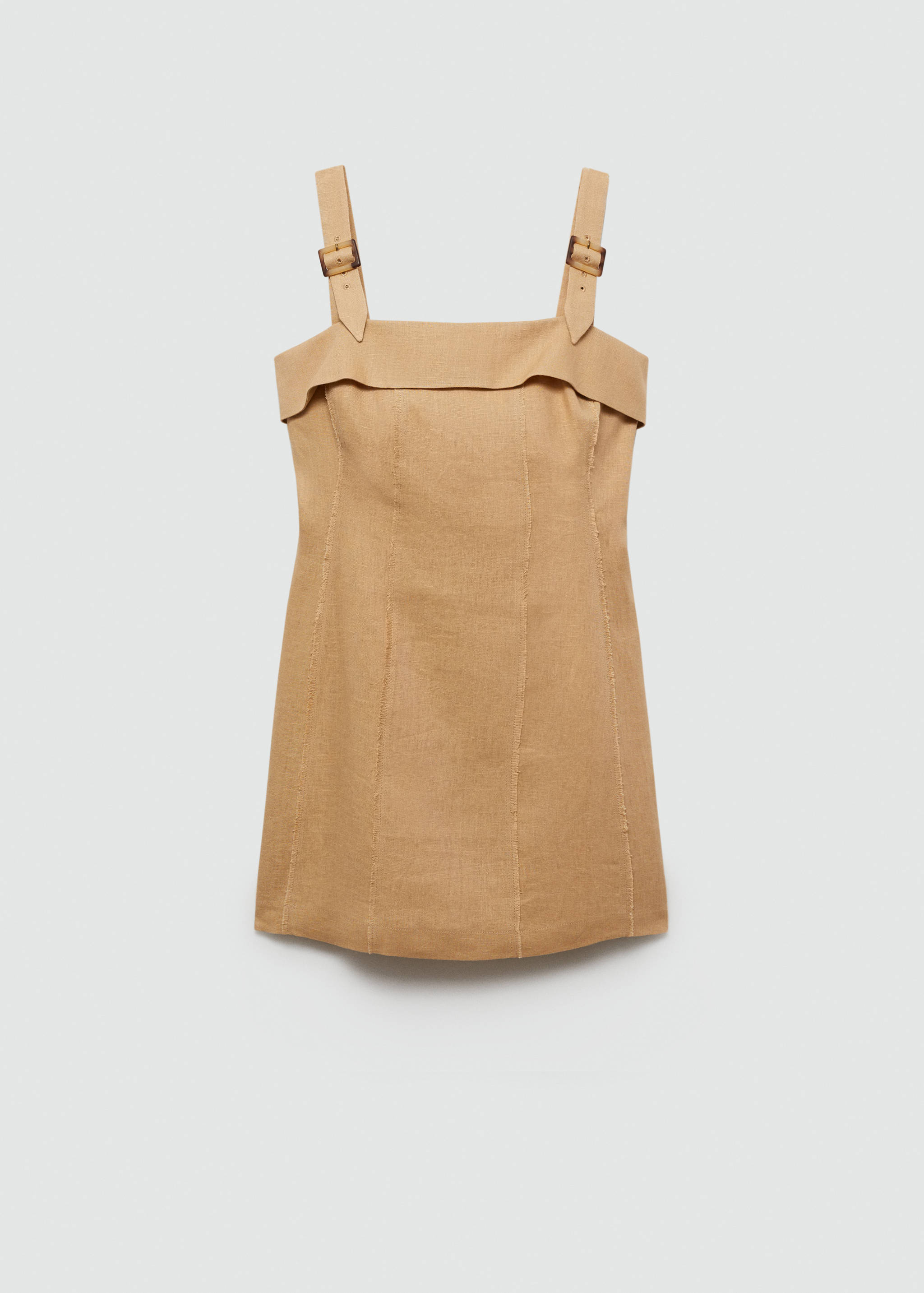 Robe lin bretelles boucle - Article sans modèle
