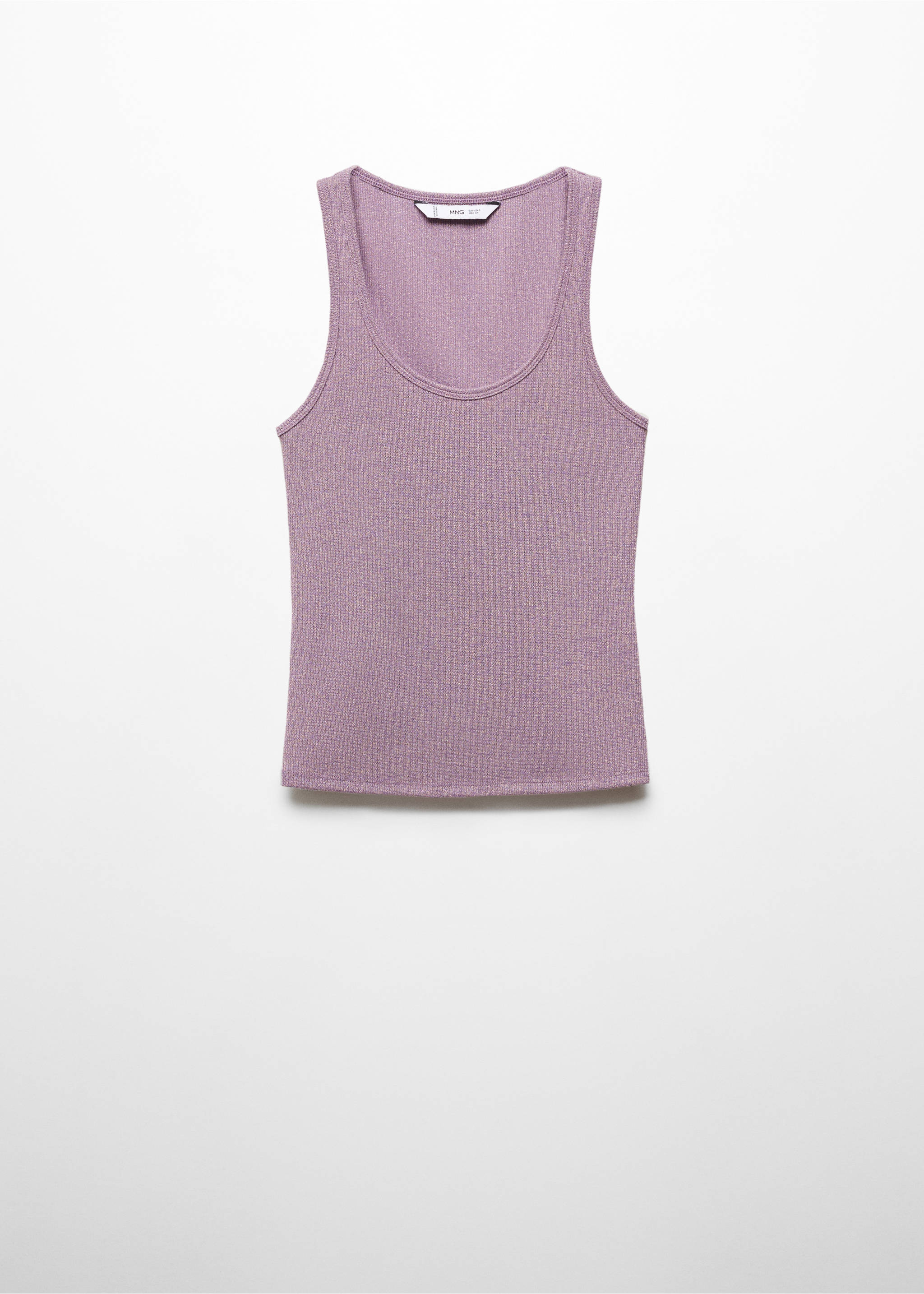 Lurex knitted top - Article without model, Lilac. Ref: 67038648-00.