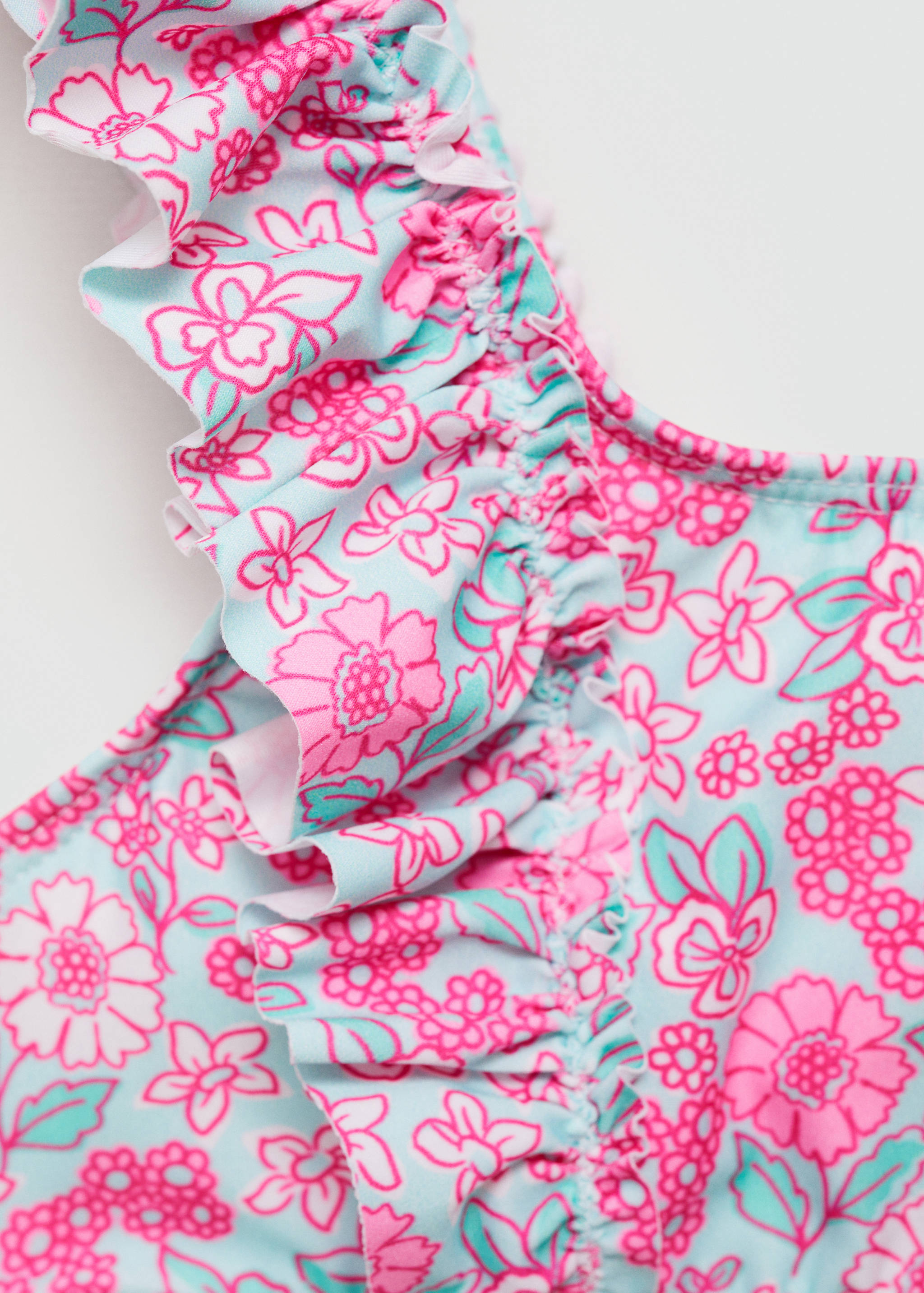 Geblümter Bikini mit Rüschen - Detail des Artikels 0