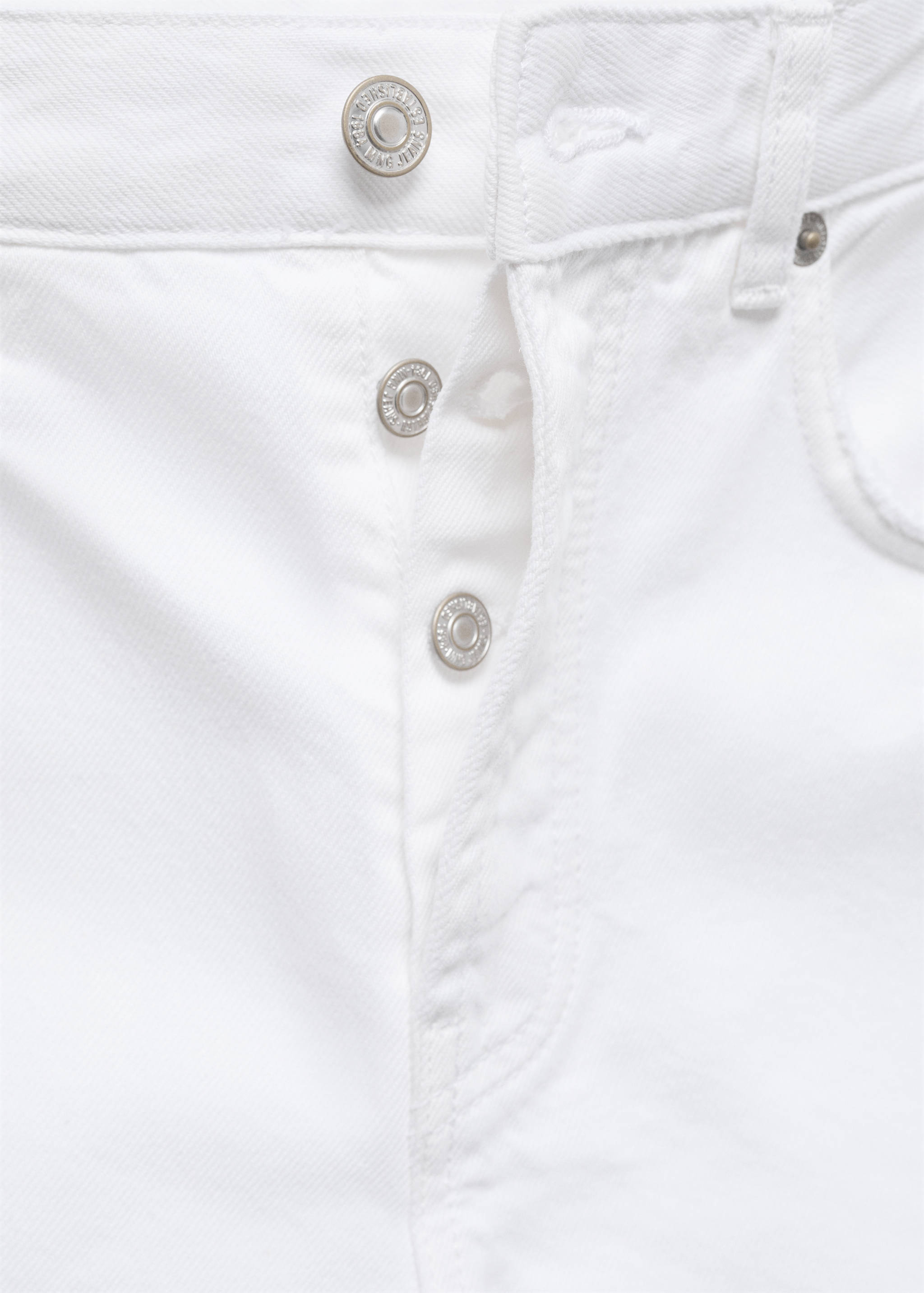 Straight-fit denim bermuda shorts - Details of the article 8