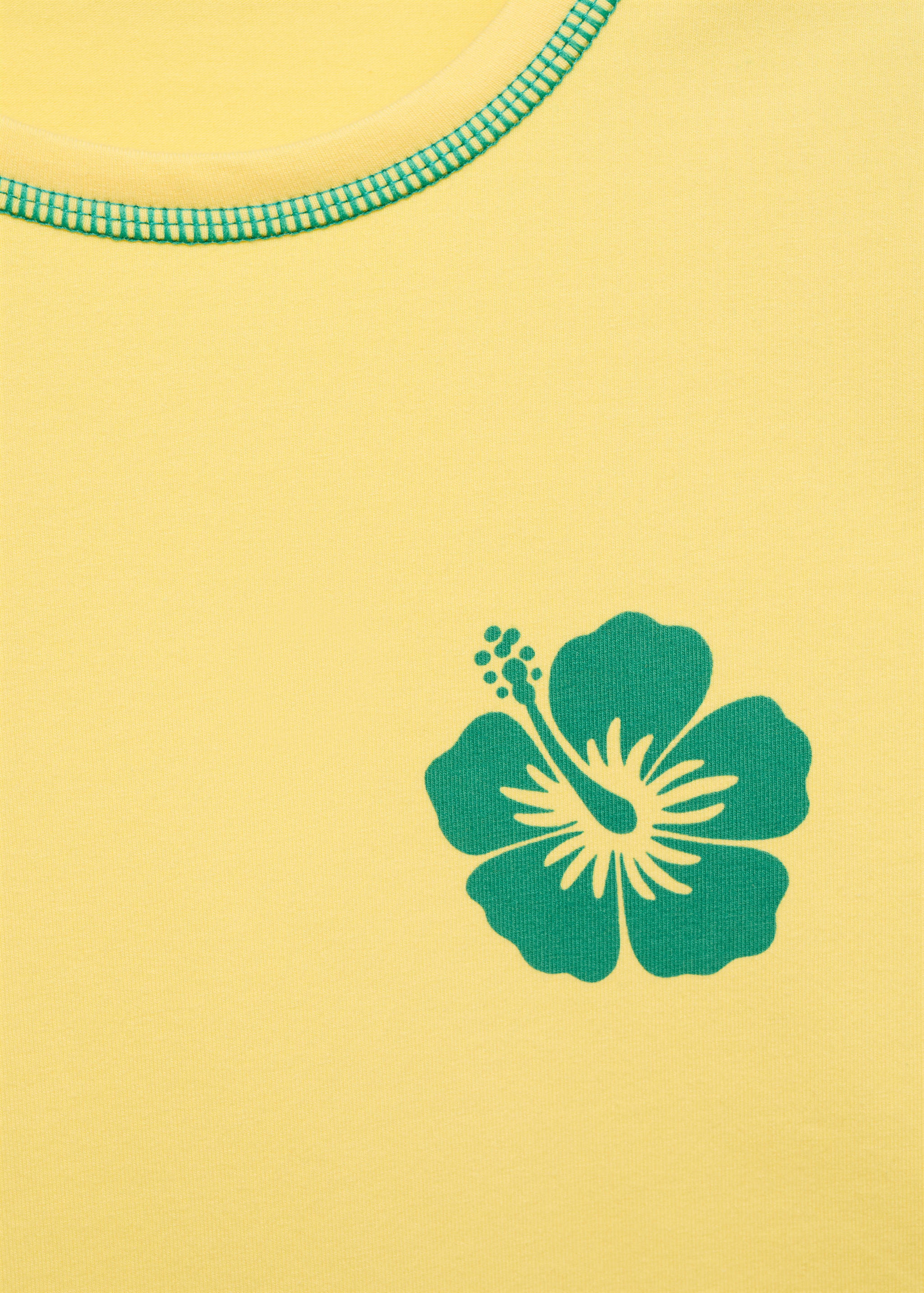 Camiseta crop estampada - Detalle del artículo 8