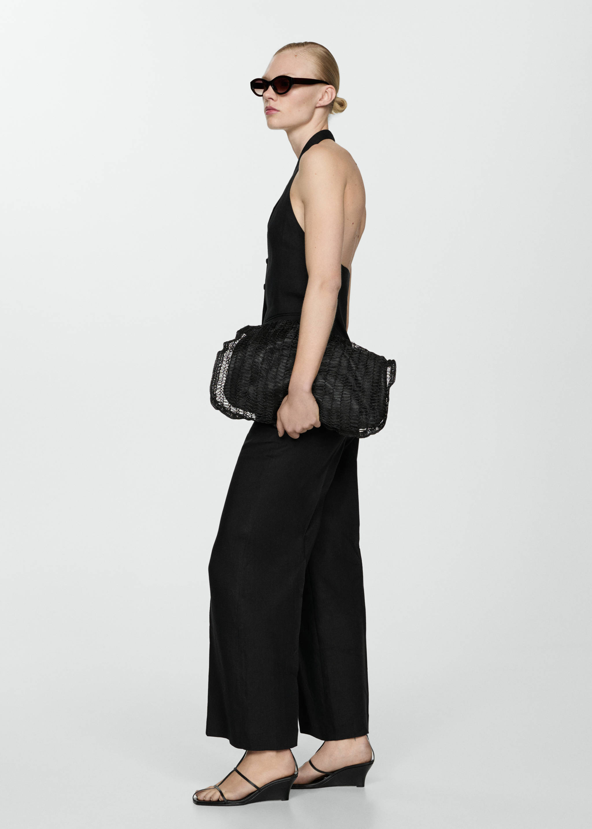 Neckholderweste aus Leinen - Allgemeine Ansicht