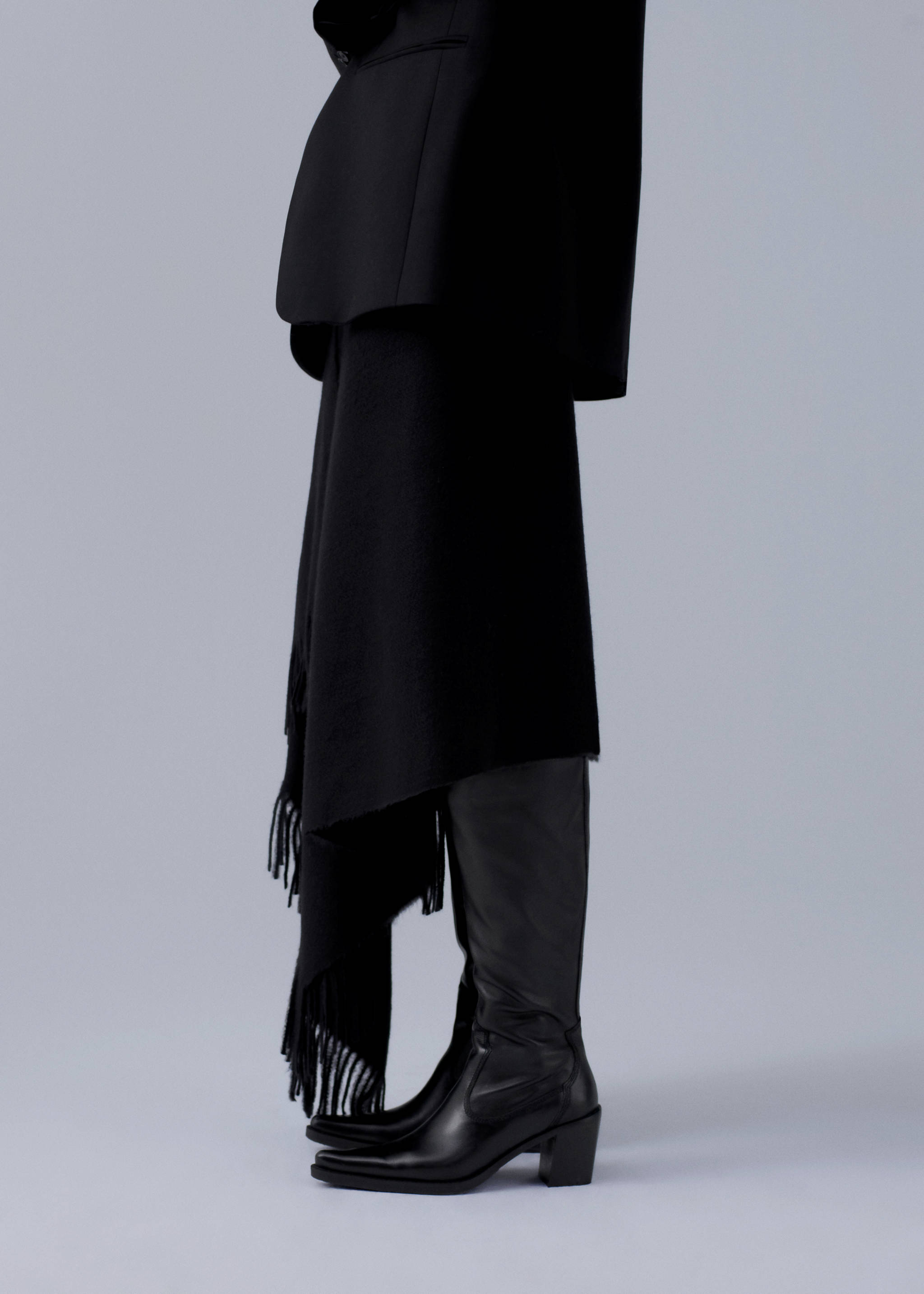 Cizme înalte de piele cu toc - Detaliu al articolului 9