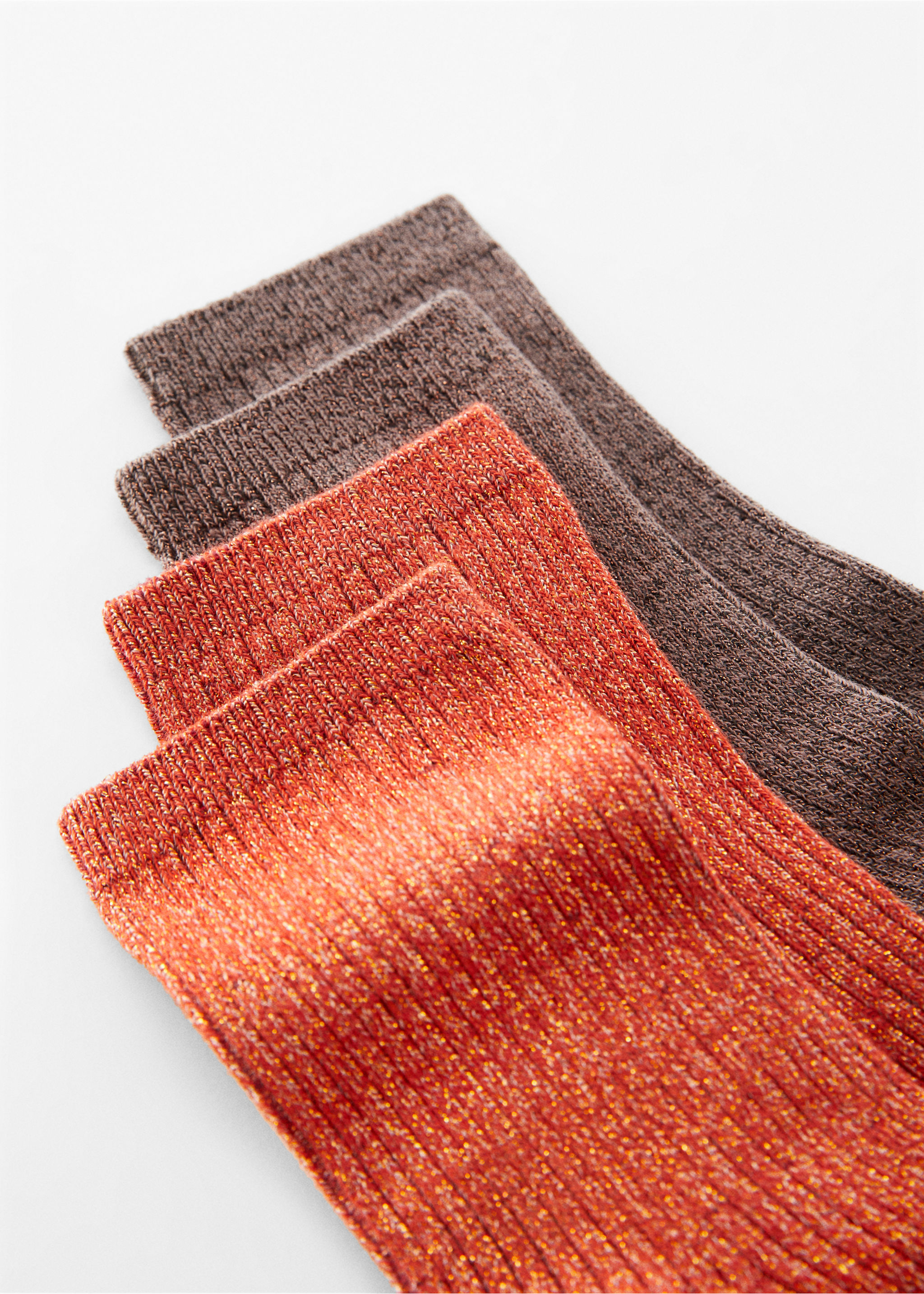 Pack 2 paires chaussettes lurex - Plan moyen