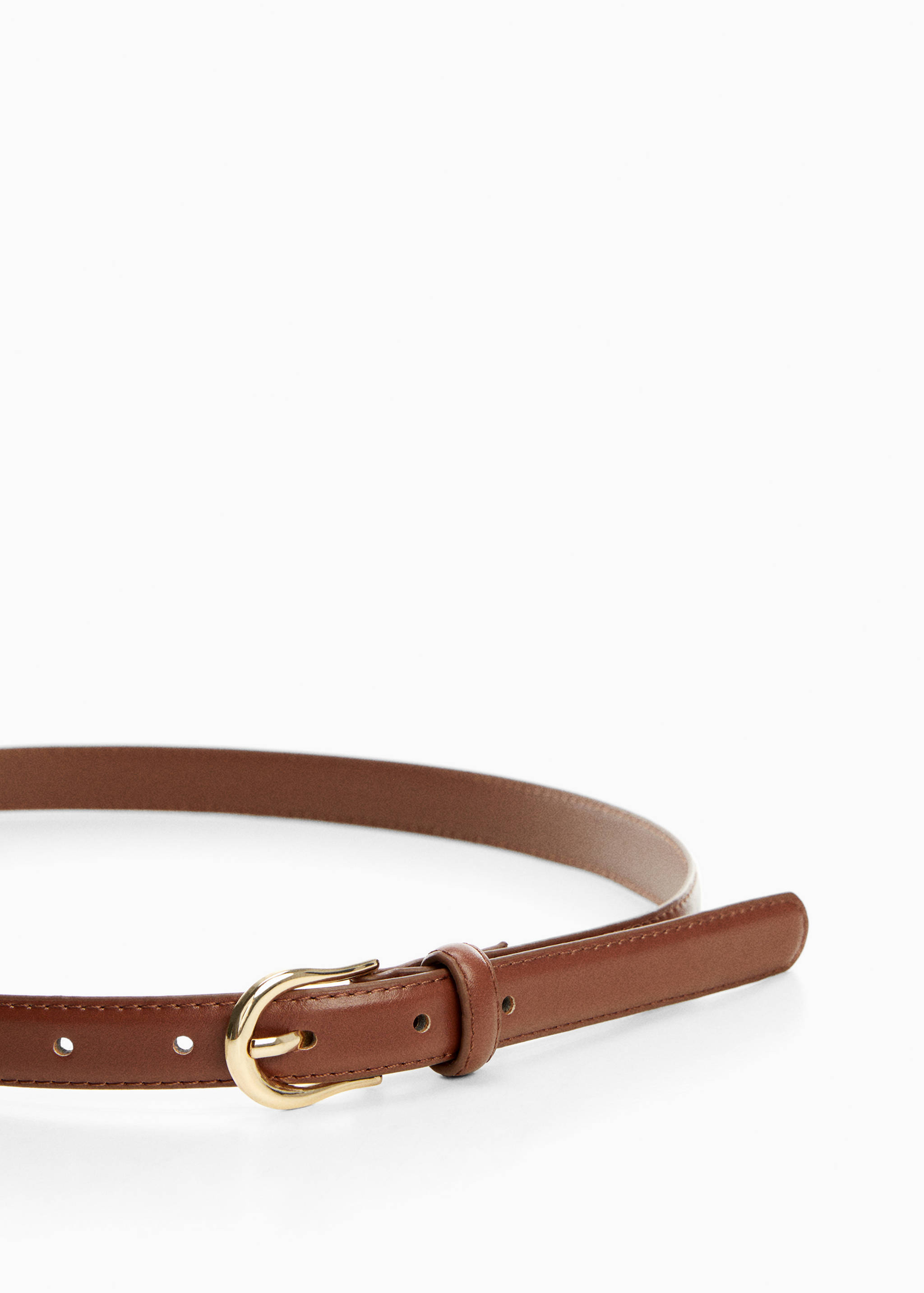Buckle skinny belt - Details of the article 1