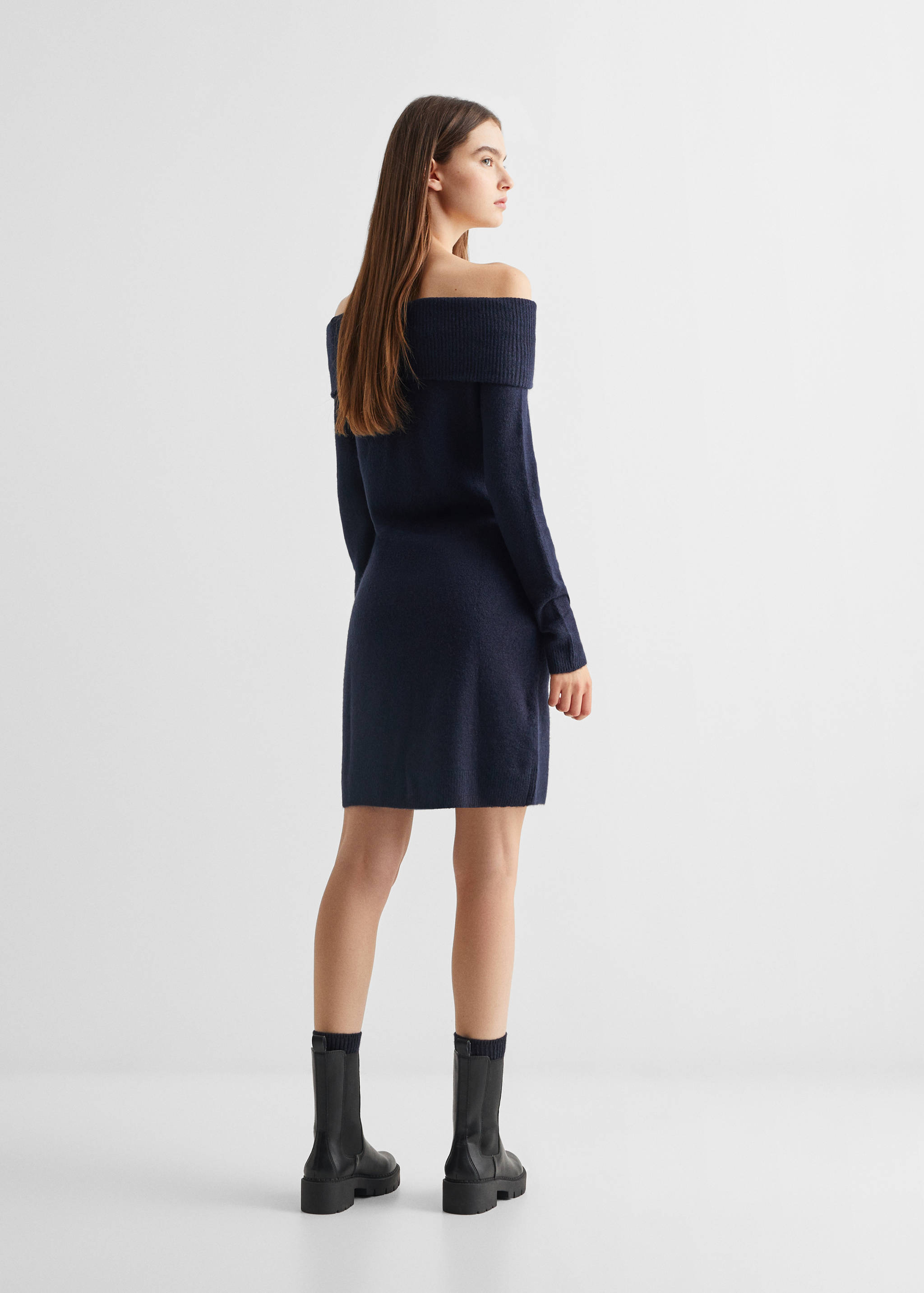 Vestido hombros descubiertos - Reverso del artículo