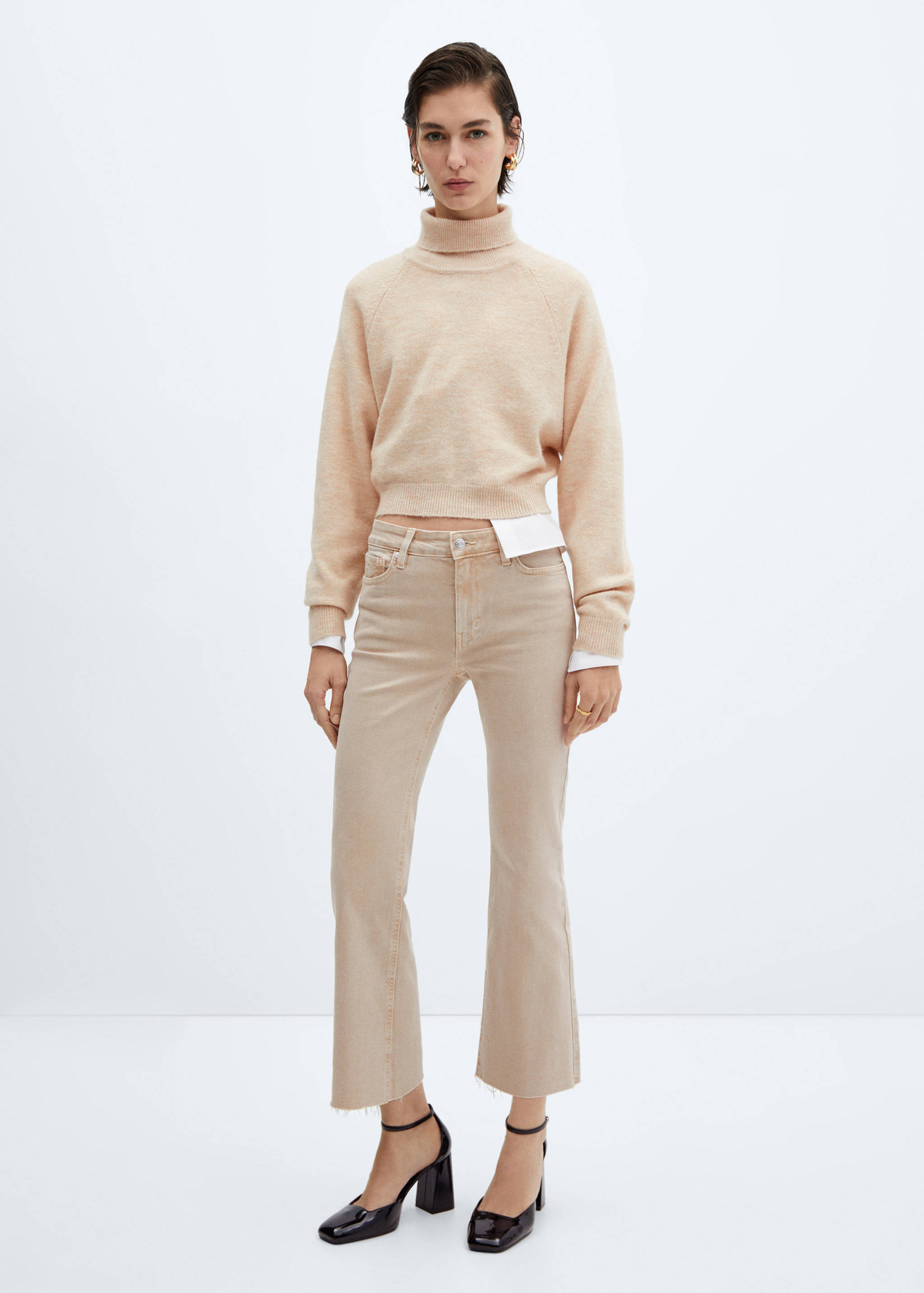 Flared-Crop-Jeans Sienna - Allgemeine Ansicht