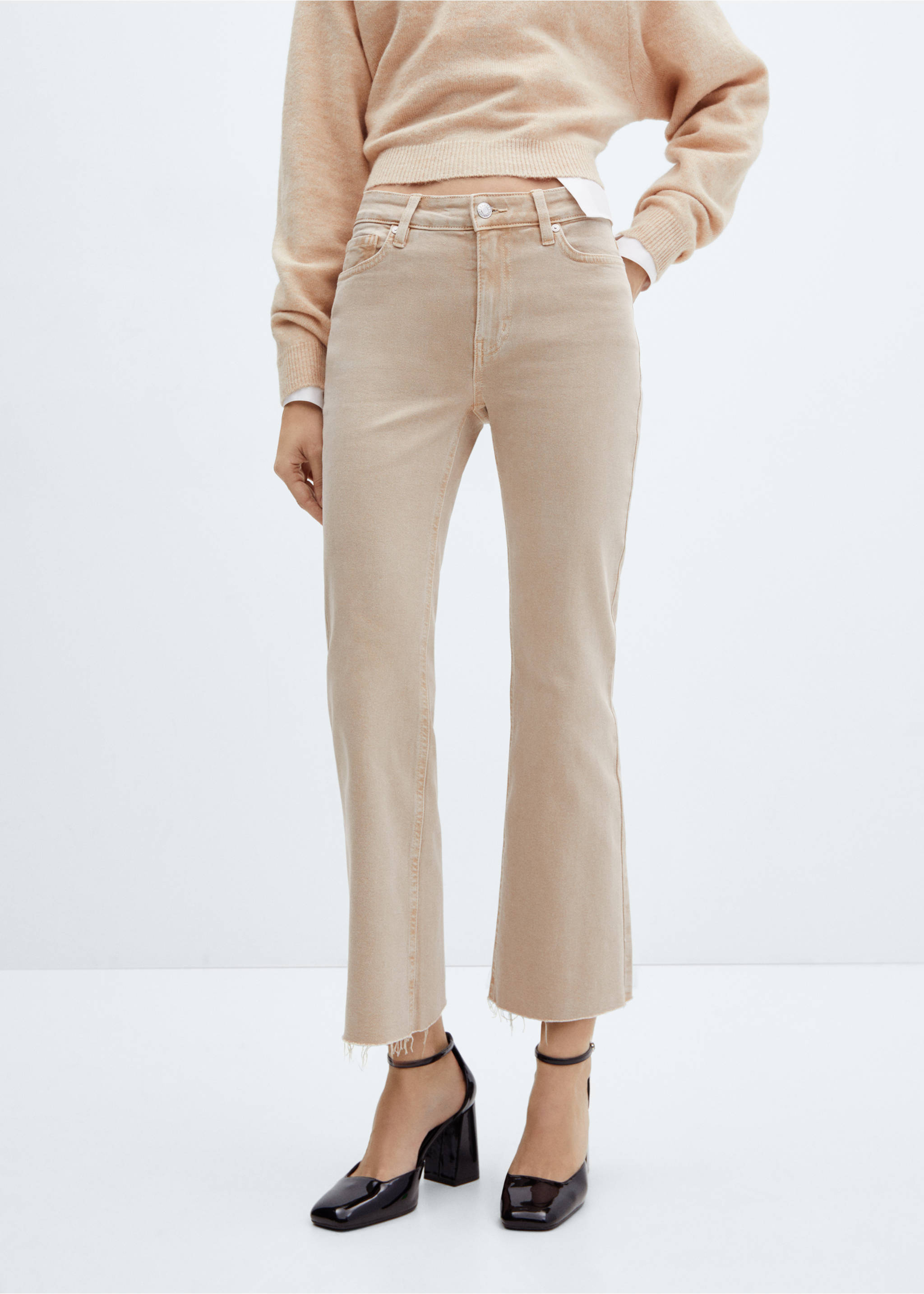 Texans Sienna flare crop - Pla mig, Sorra. Ref: 67040296-00.