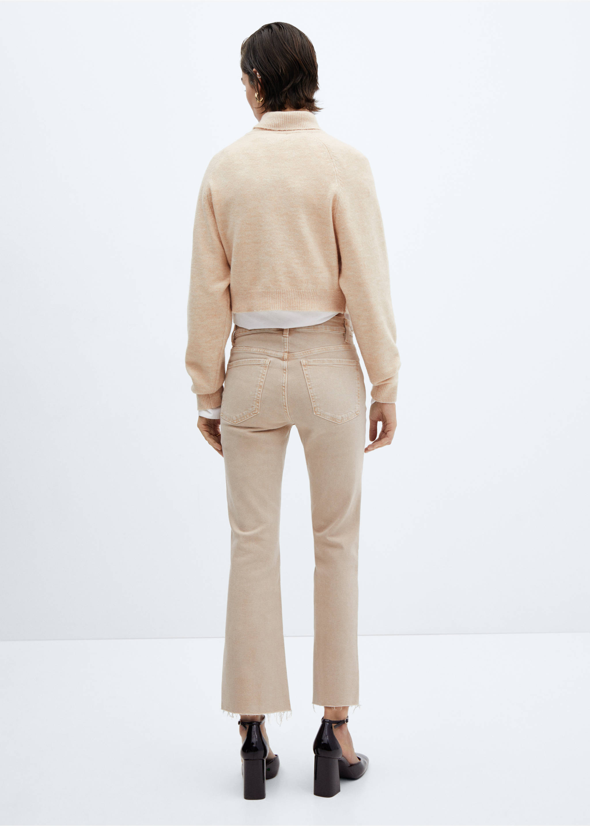 Texans Sienna flare crop - Revers de l'article, Sorra. Ref: 67040296-00.