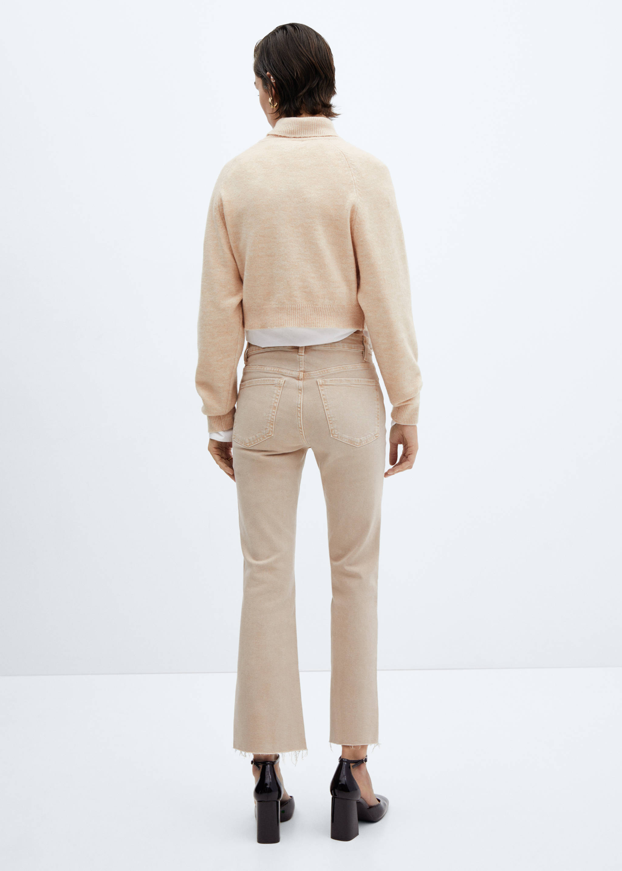 Flared-Crop-Jeans Sienna - Rückseite des Artikels