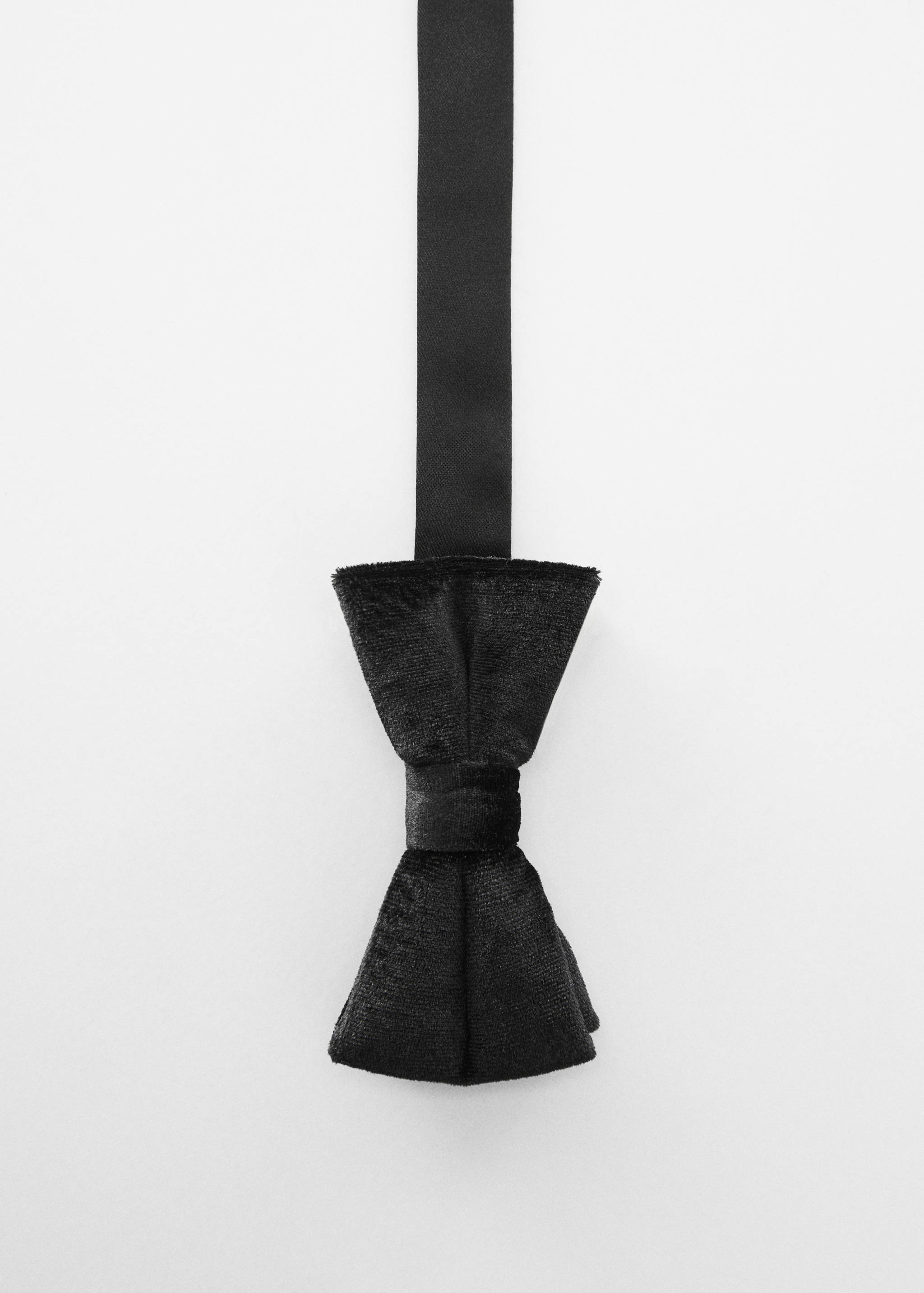 Velvet bow tie - Medium plane