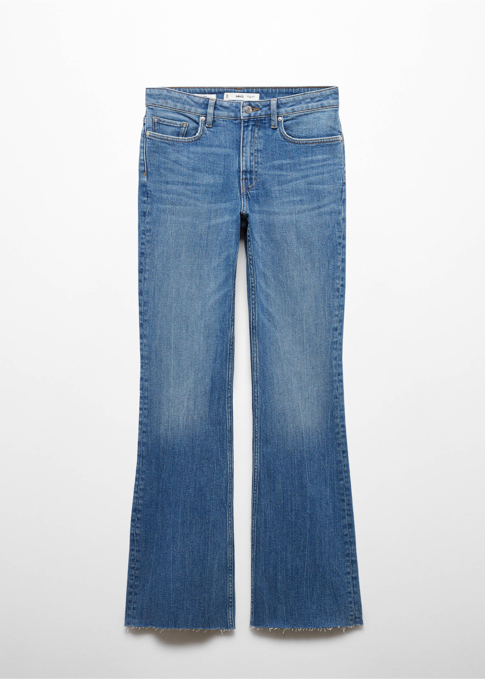 Medium-rise flared jeans - Article without model, Medium Blue. Ref: 67040313-00.