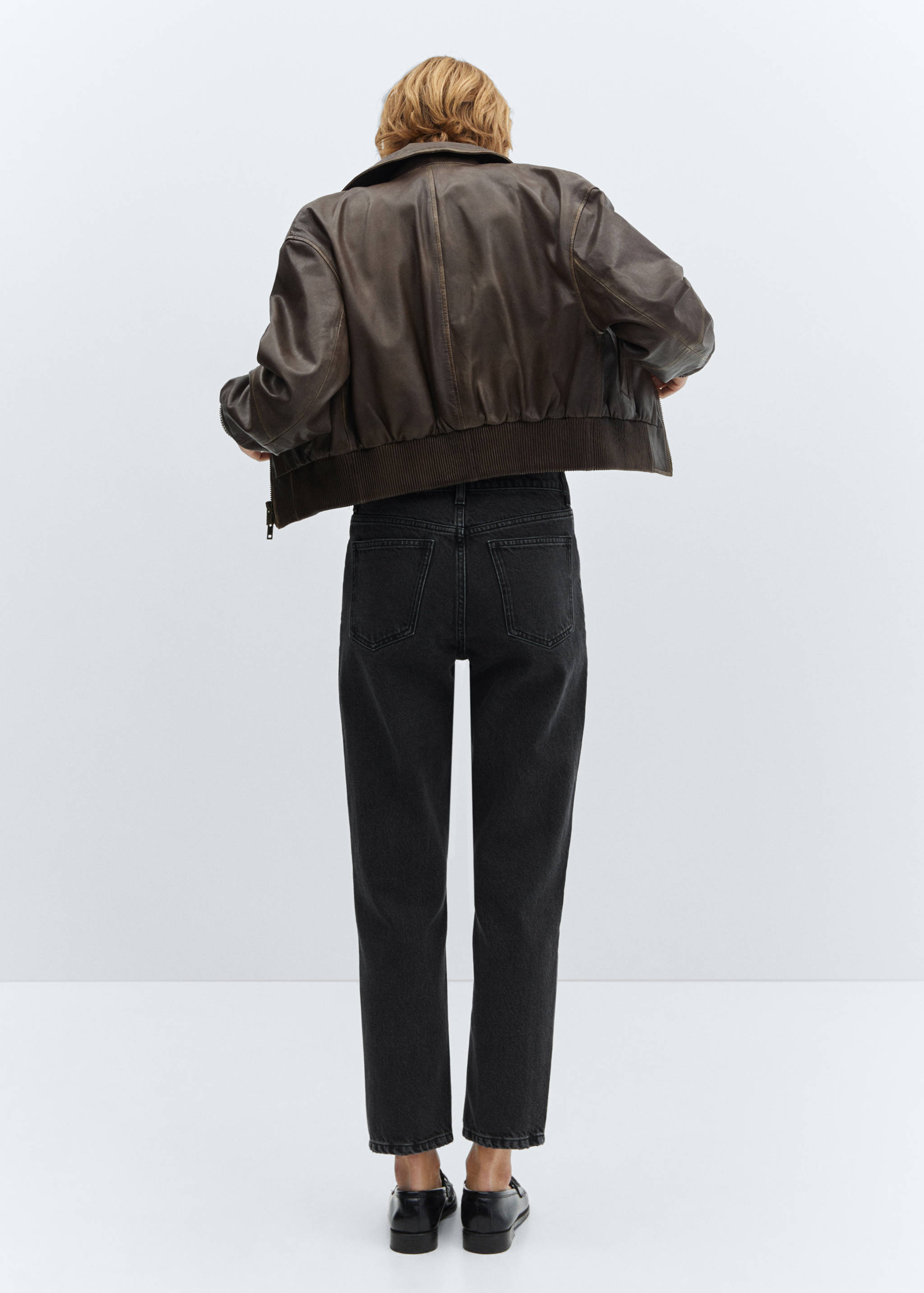 Mom2000 high-rise jeans - Reverse of the article