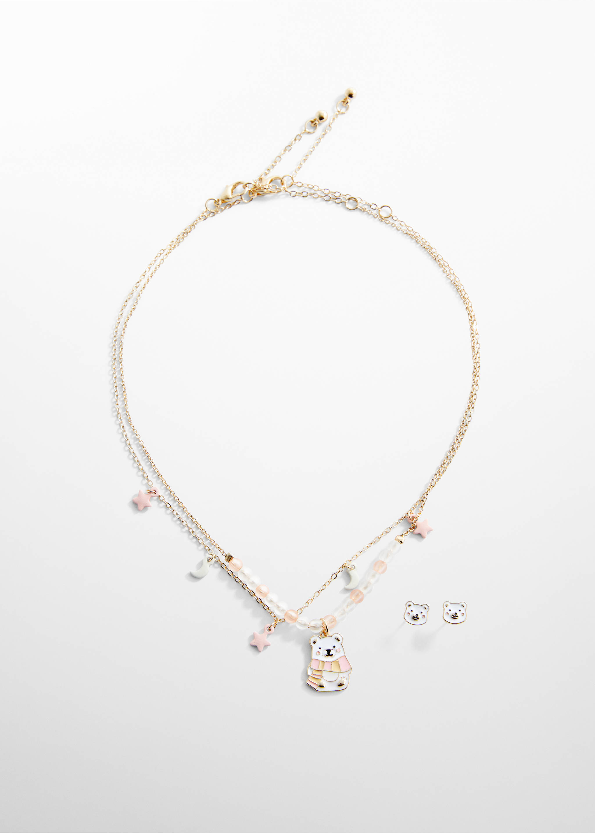 Necklaces and earrings set - Article without model, Gold. Ref: 67040318-00.