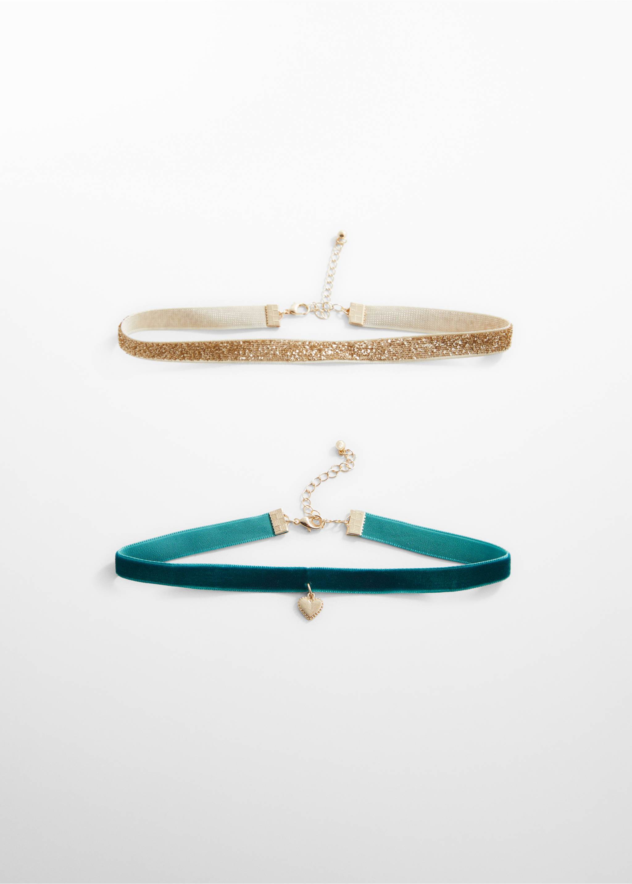 2 chokers pack - Article without model, Gold. Ref: 67040320-00.