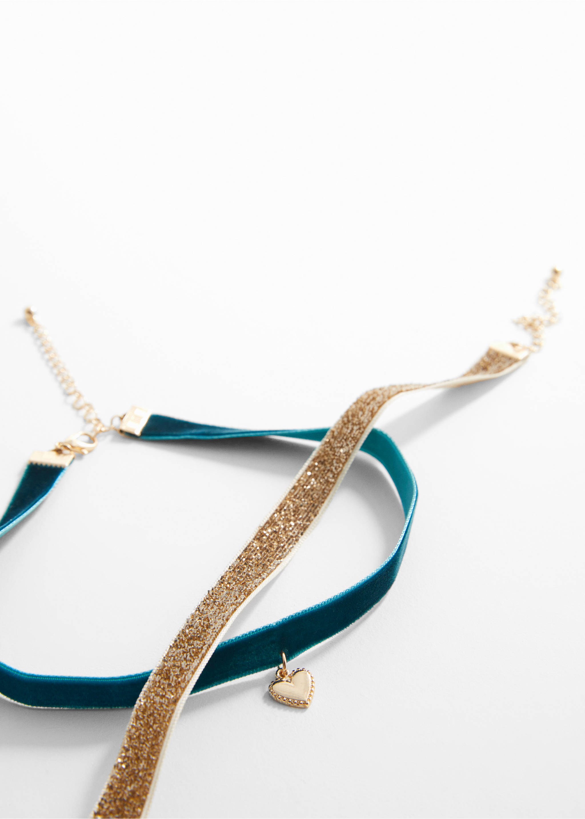 2 chokers pack - Medium plane, Gold. Ref: 67040320-00.