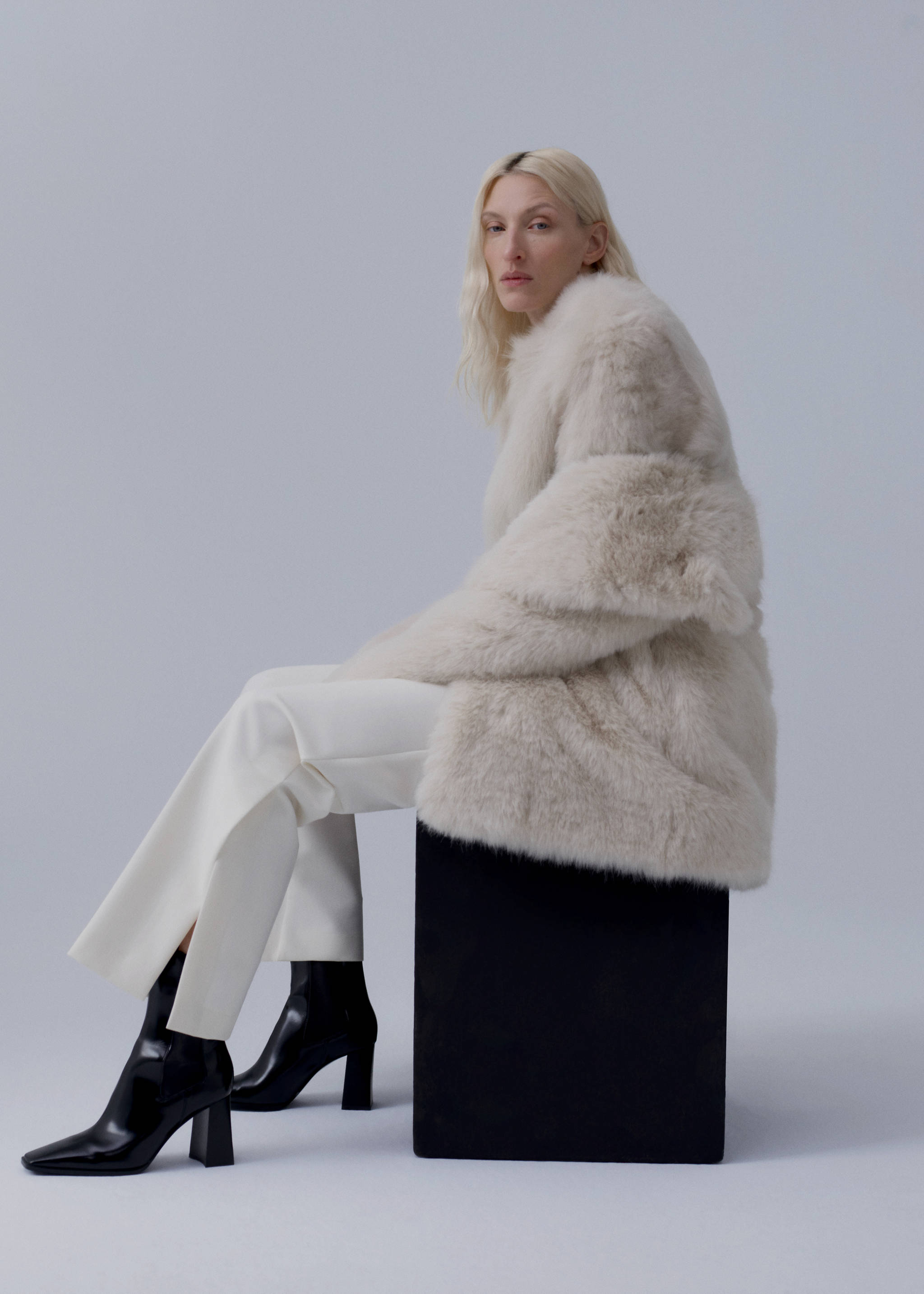 Leren chelsea boots - Overzichtstekening