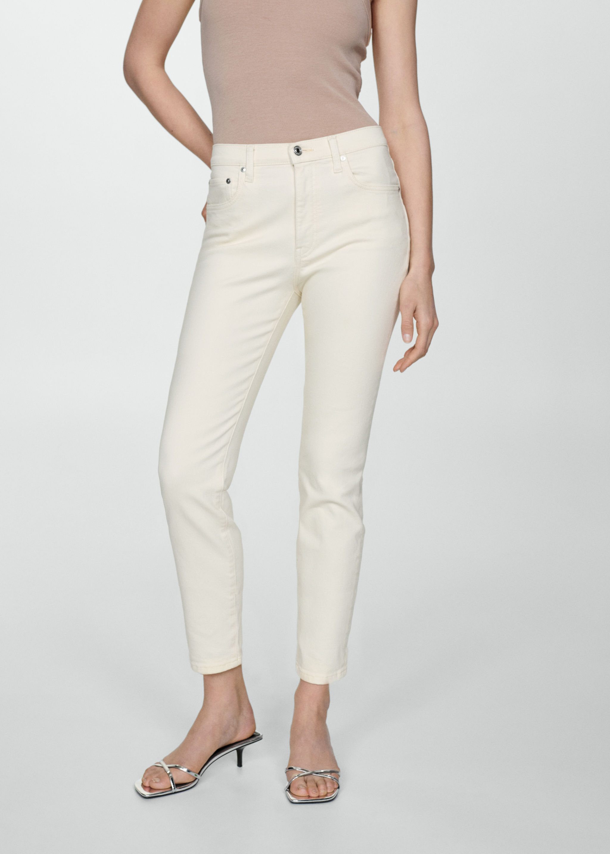 Slim-Jeans in Cropped-Länge Claudia - Mittlere Ansicht