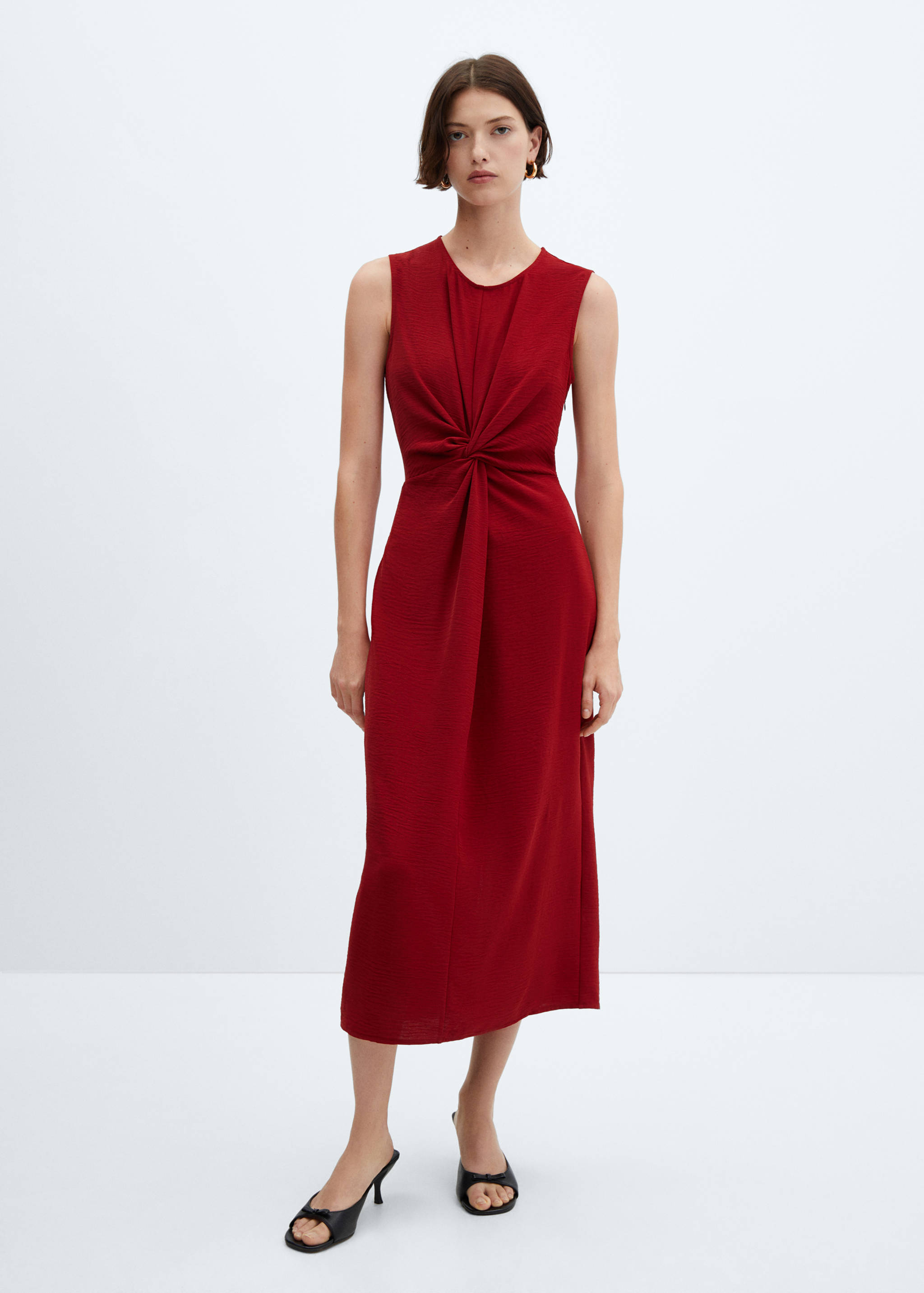 Knot detail dress - General plane