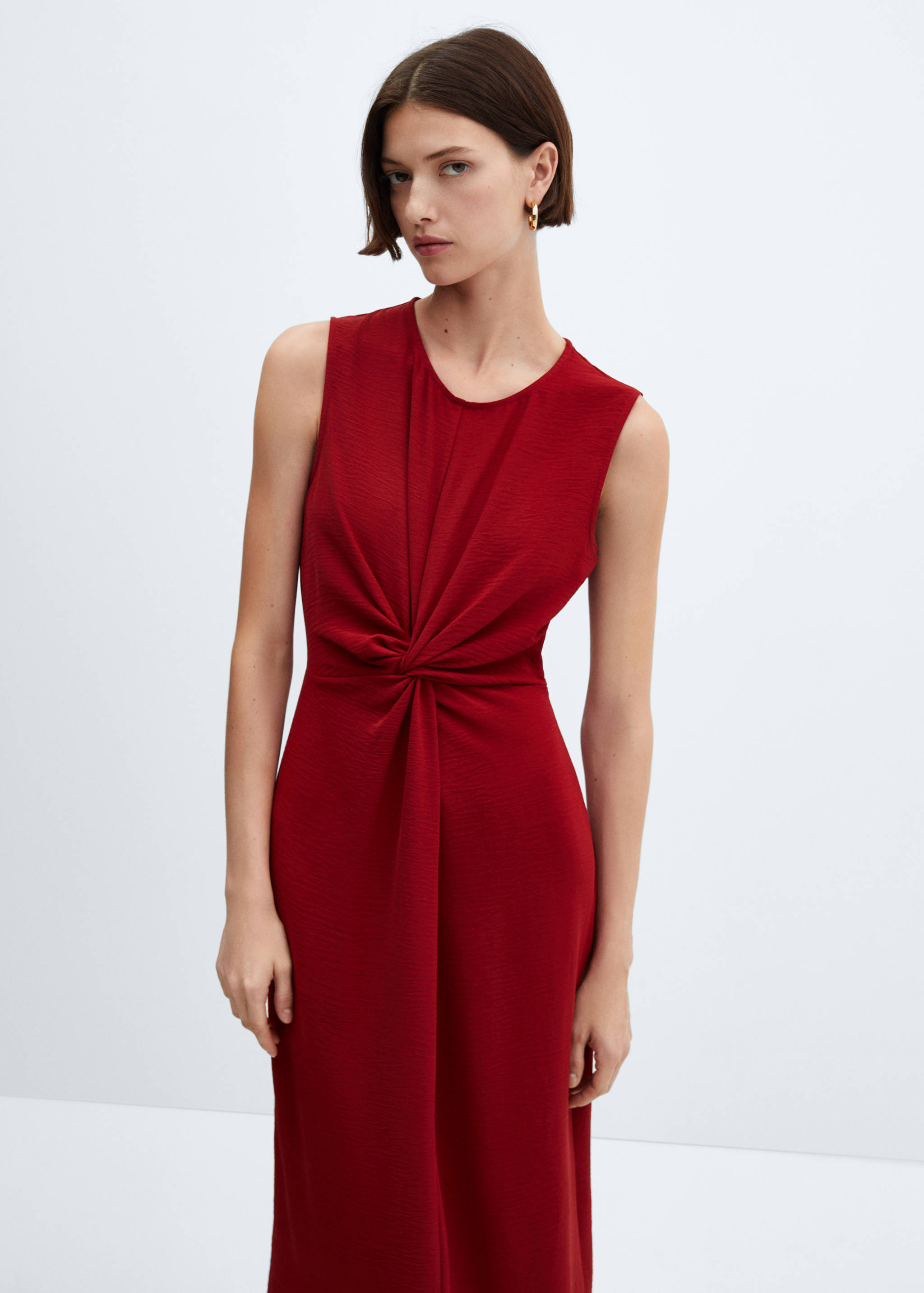 Knot detail dress - Medium plane