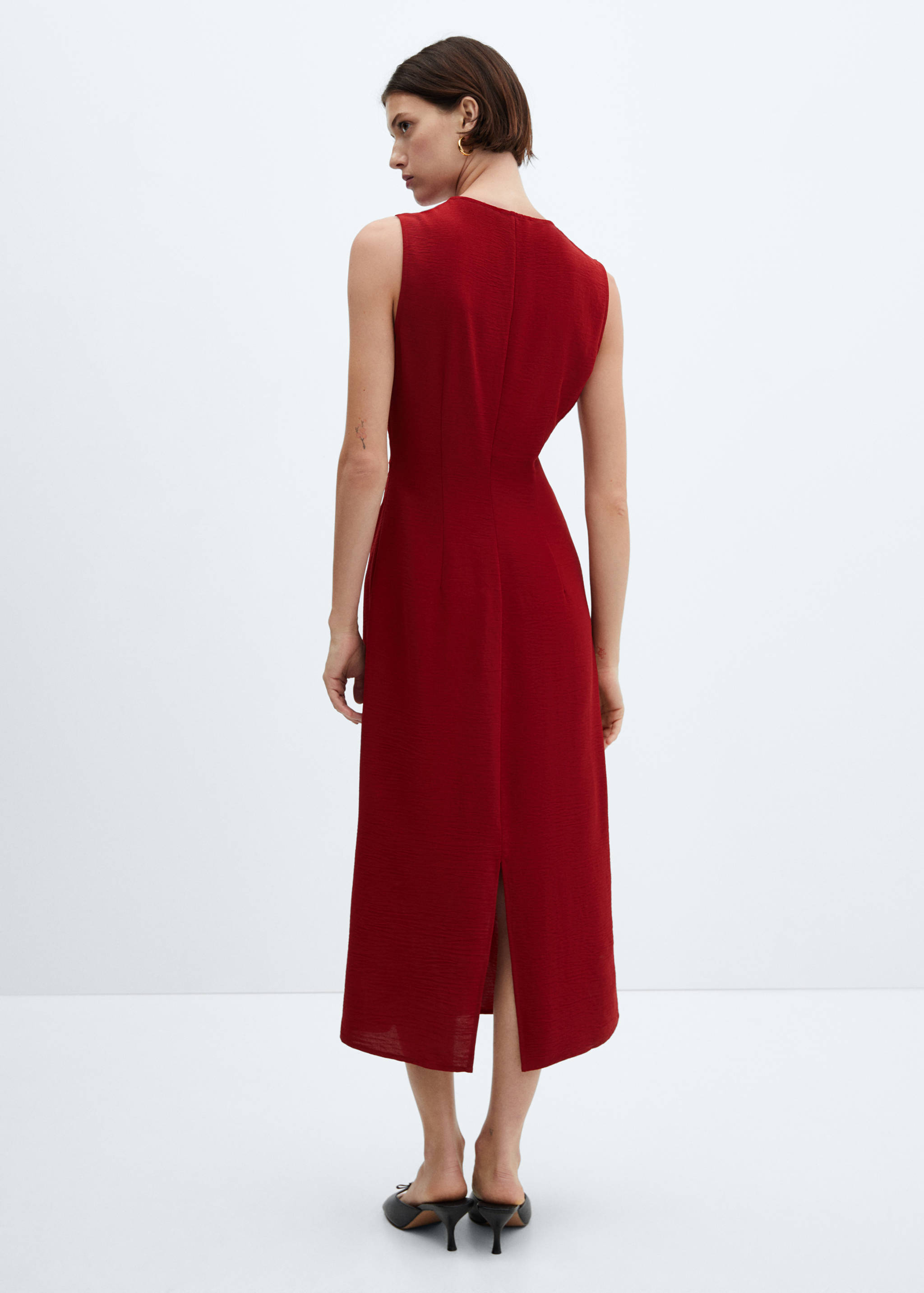 Knot detail dress - Reverse of the article