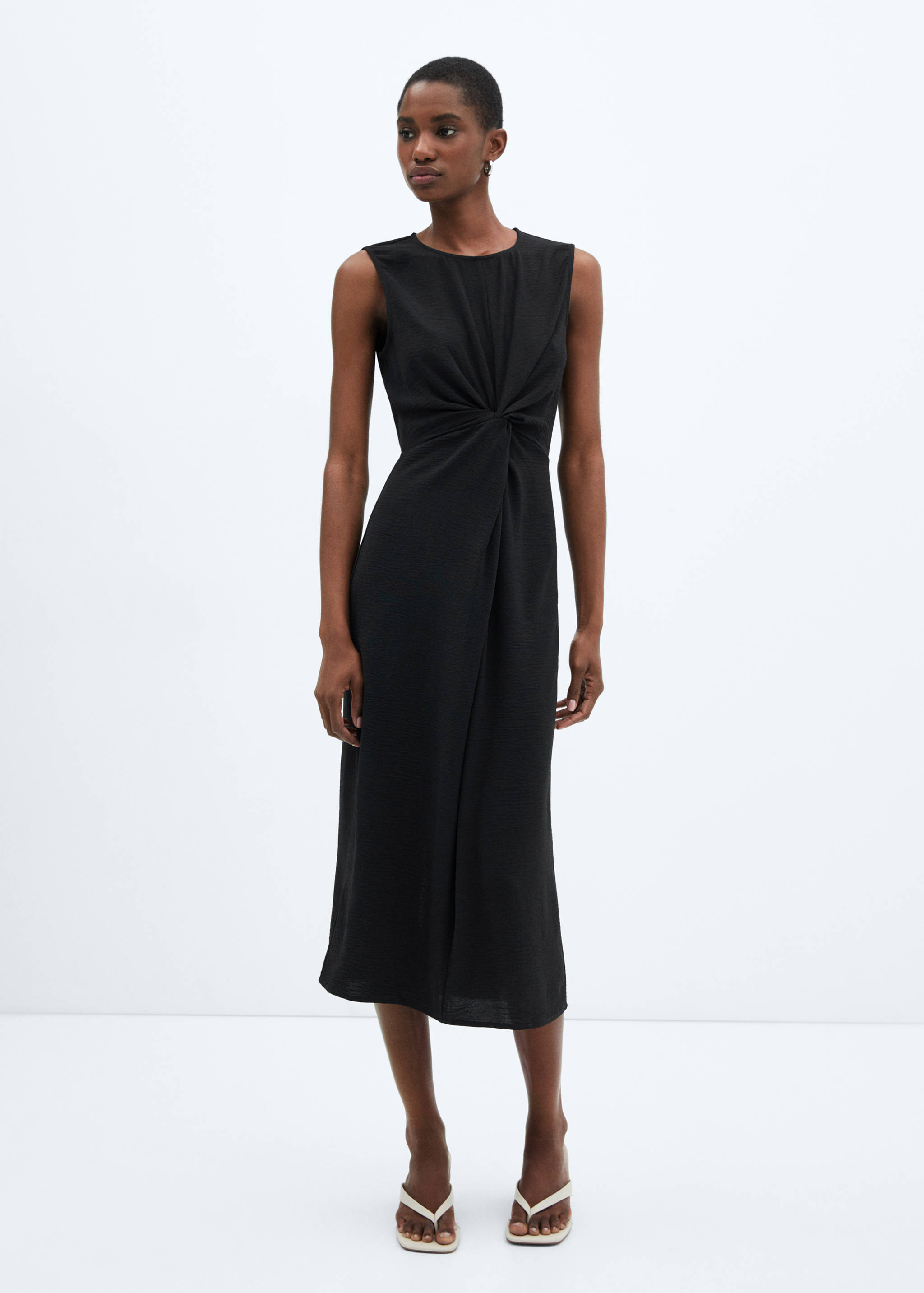 Knot detail dress - General plane