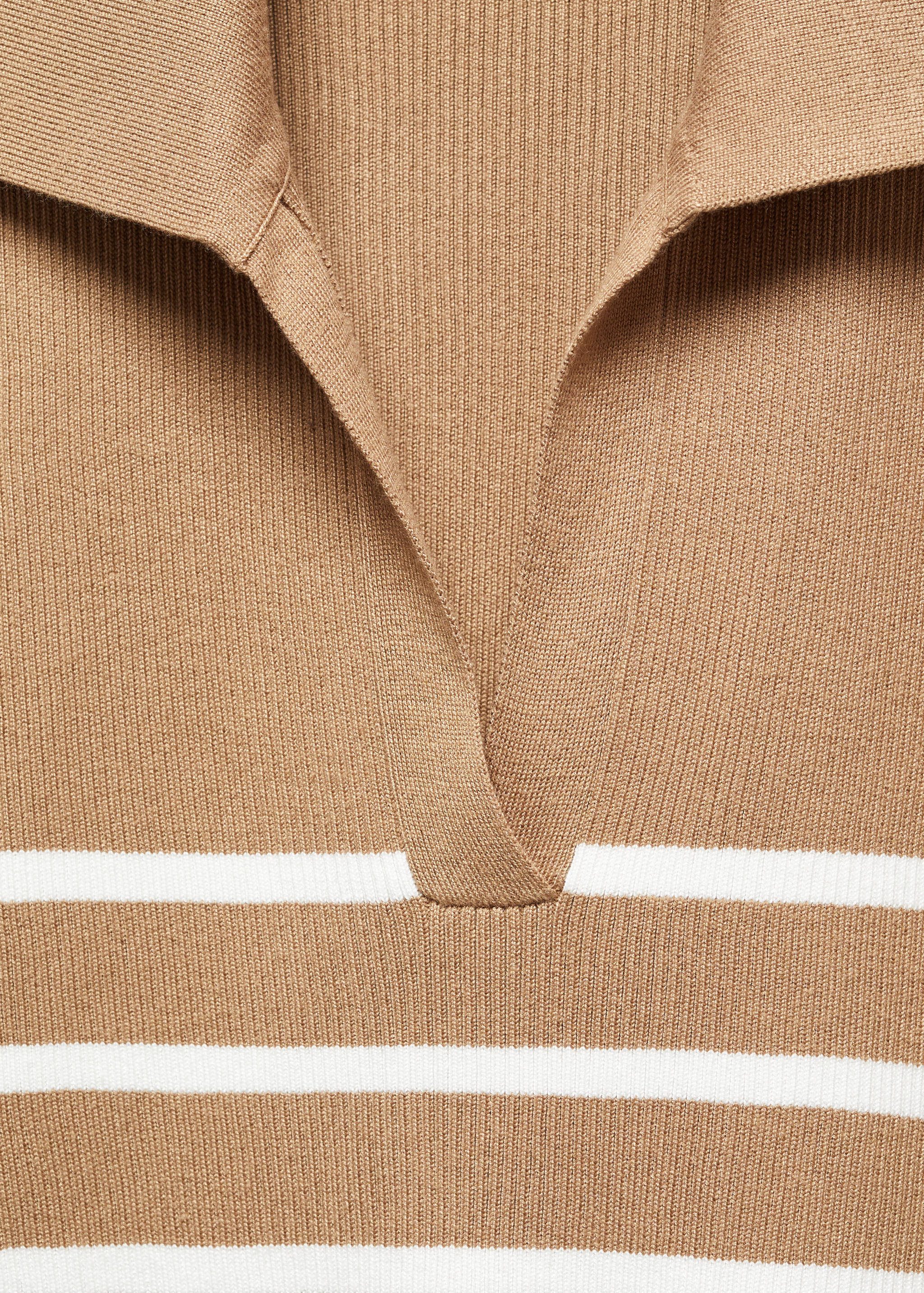 Striped gilet with bow detail - Details of the article 8
