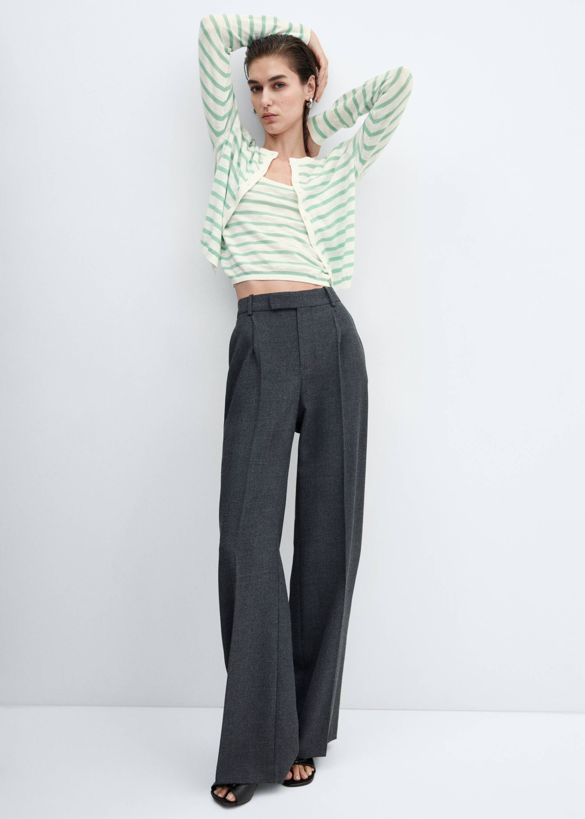 Gestreiftes Jersey-Top - Detail des Artikels 2