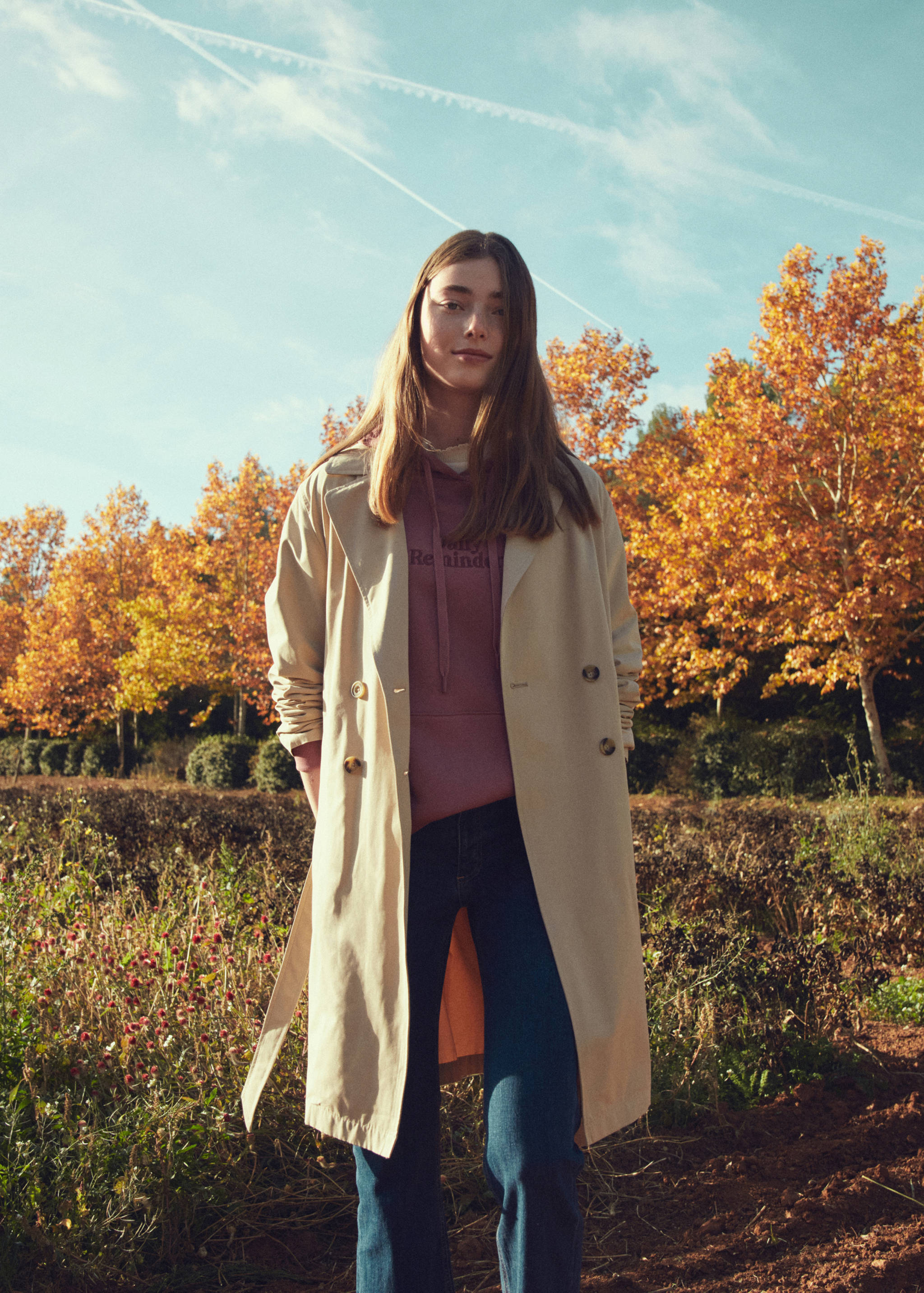 Klassischer Trenchcoat mit Gürtel - Detail des Artikels 6